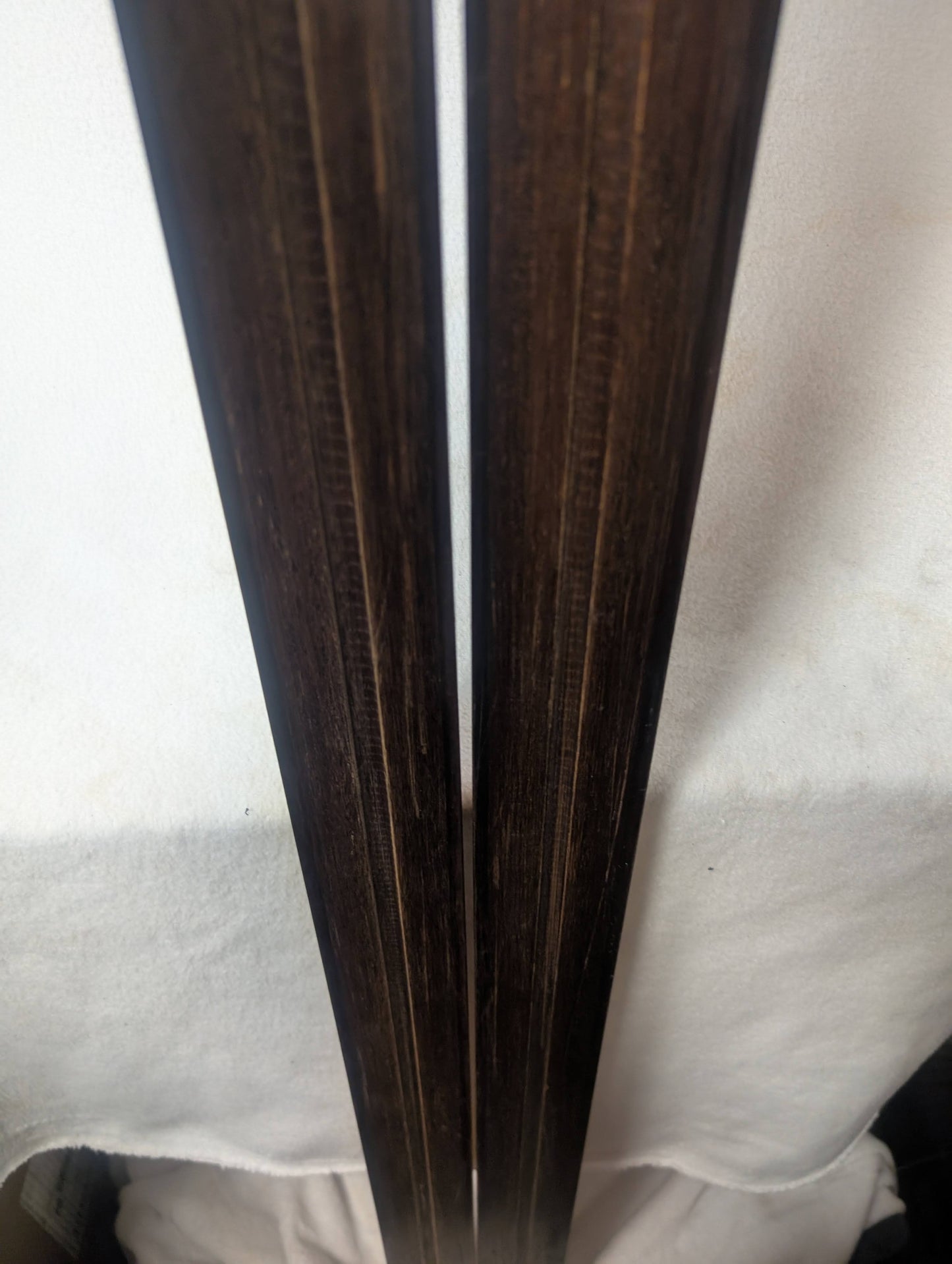 Back Country Head T XC Wood Skis NNN BC Bindings Size 190 Cm Brown Used