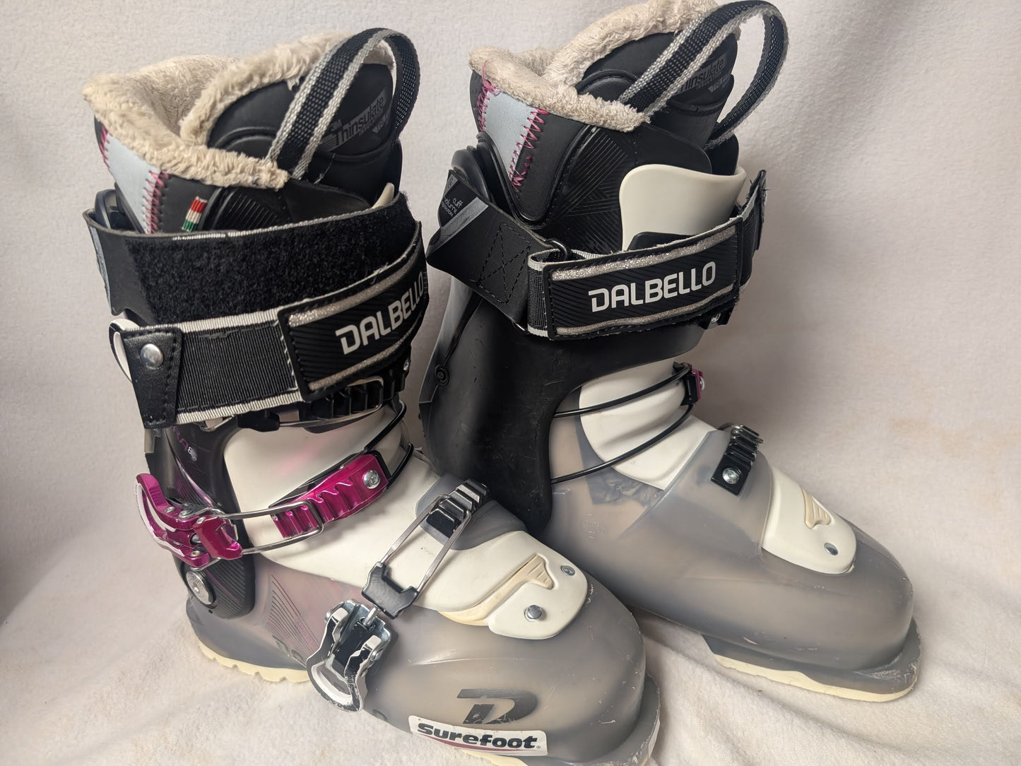 Dalbello Kyra Ski Boots Size 24.5 Color Silver Condition Used