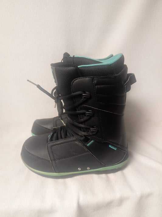 Liquid Snowboard Boots Size Women 9 Color Black Condition Used