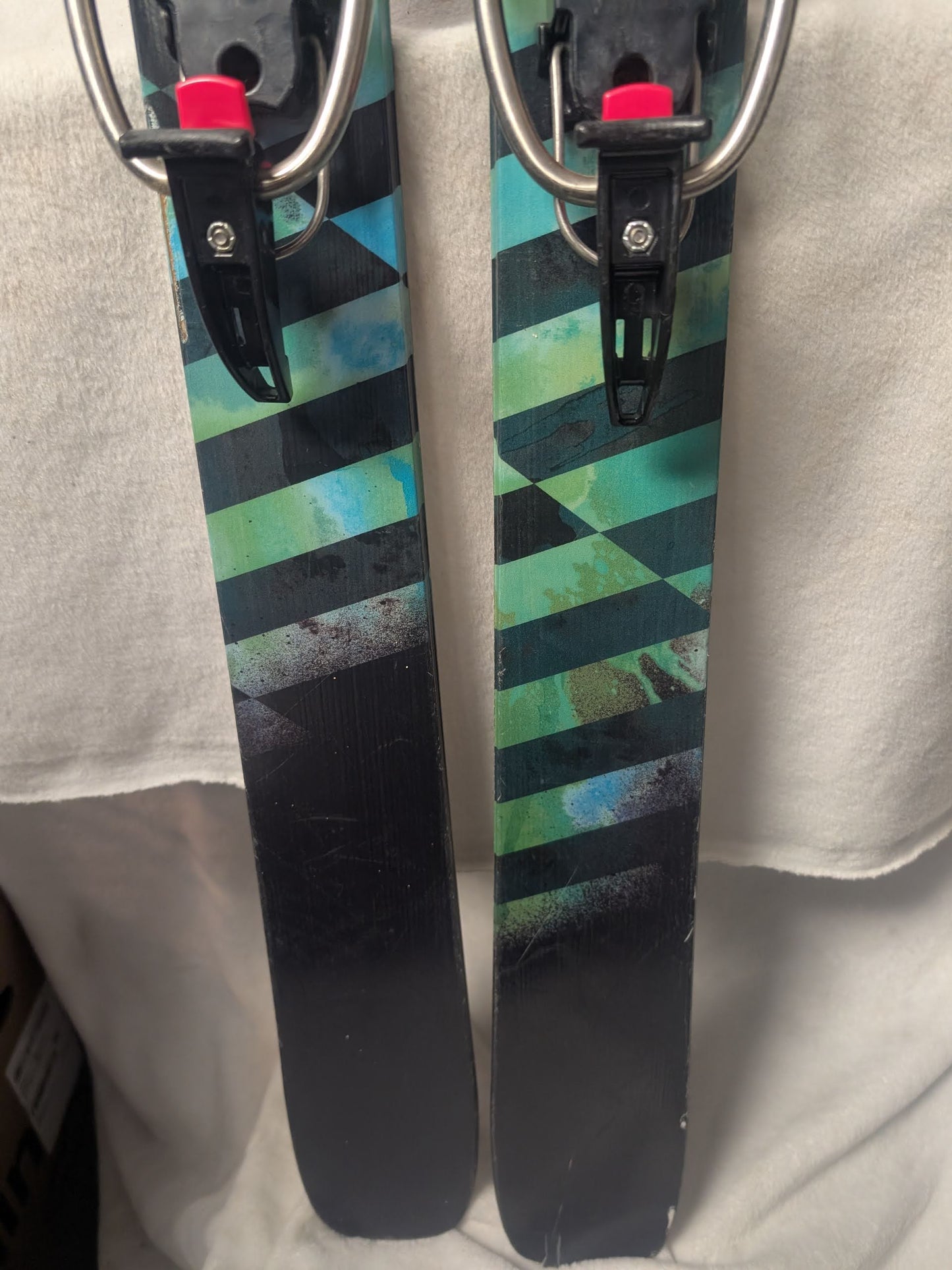 Line Skis Telemark Bindings Size 165 Cm Green Used
