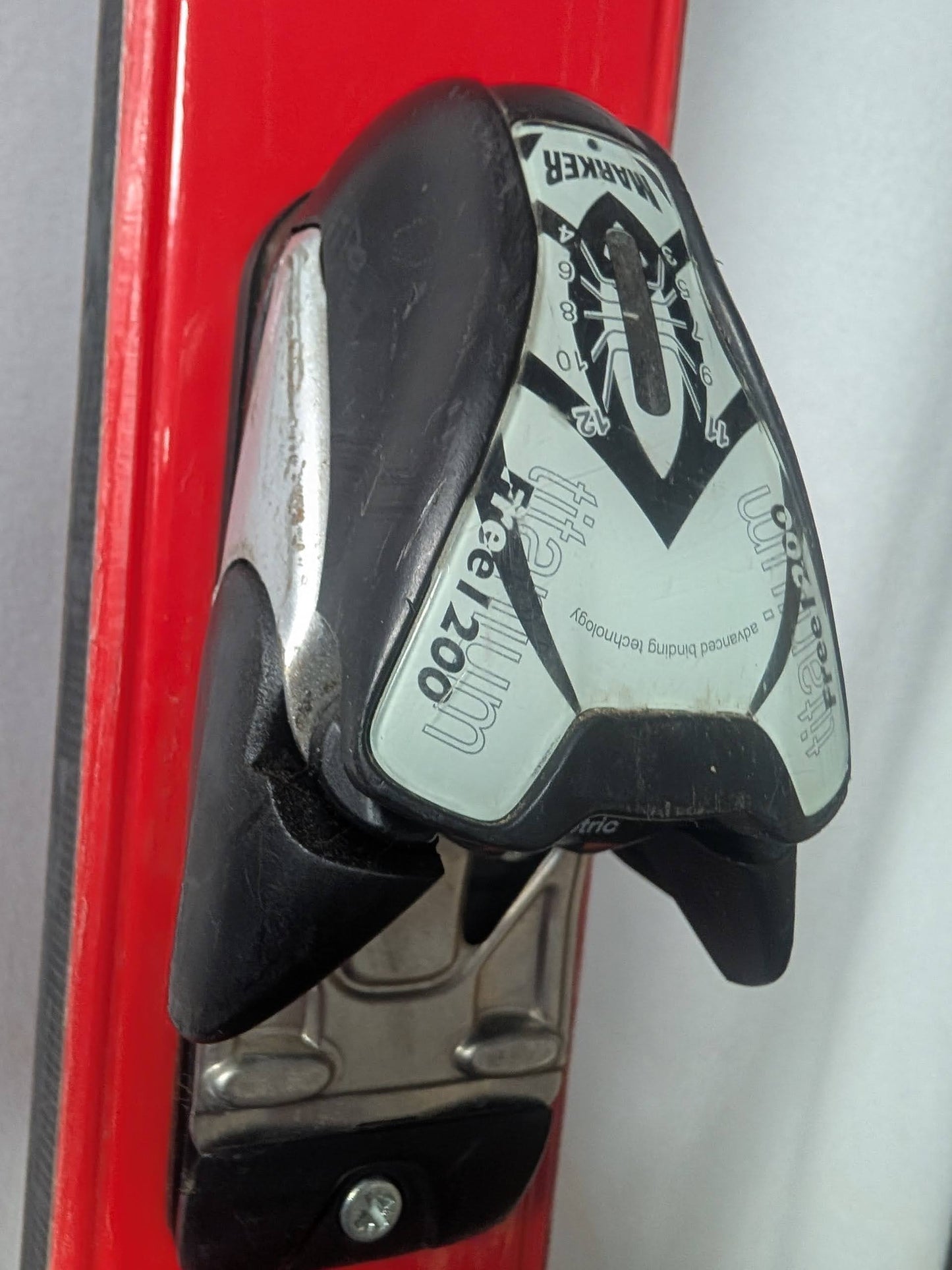 Fischer Kehua 92 Skis Marker Free1200 Bindings Size 177 Cm Red Used