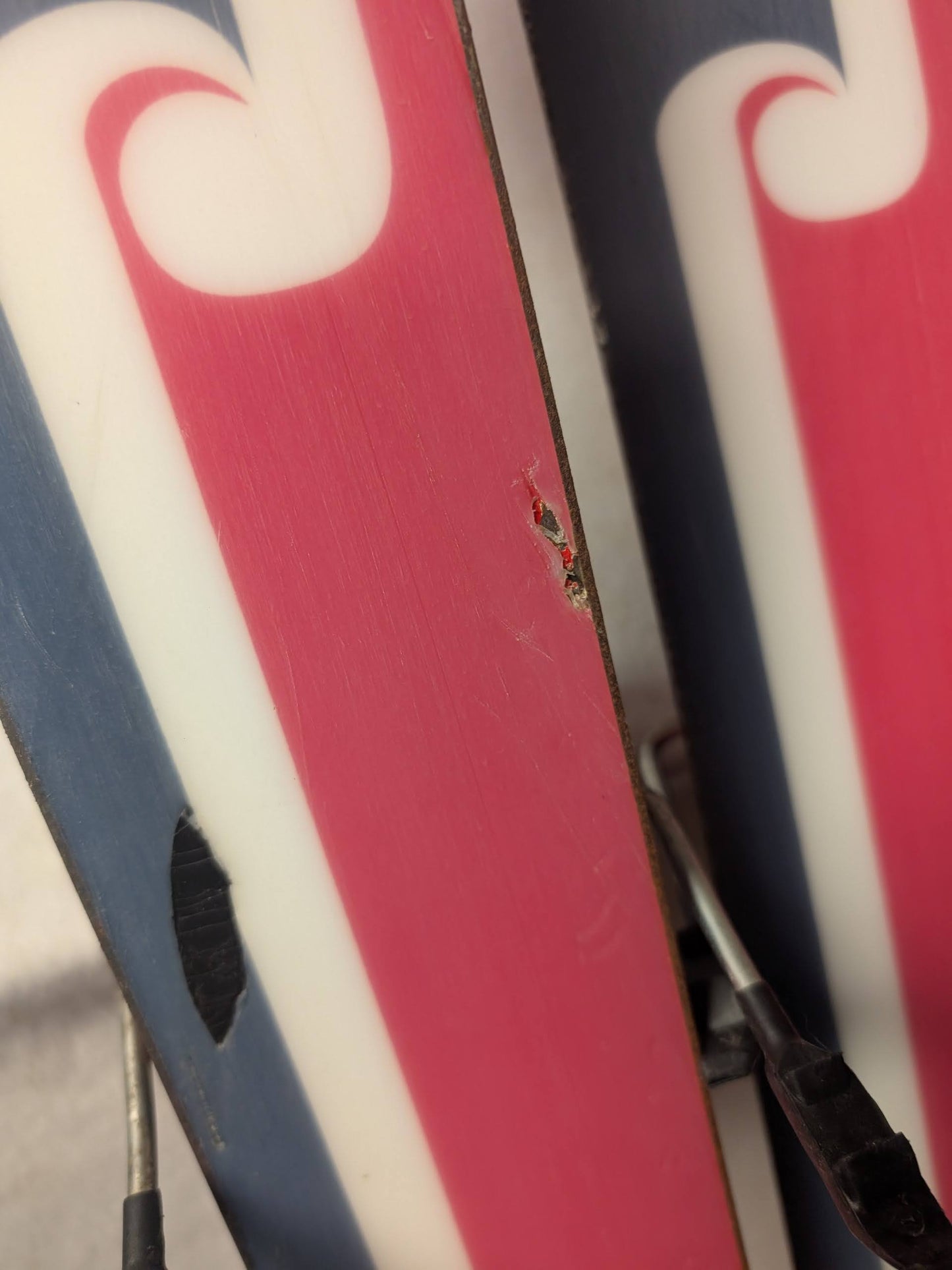 Fischer Kehua 92 Skis Marker Free1200 Bindings Size 177 Cm Red Used