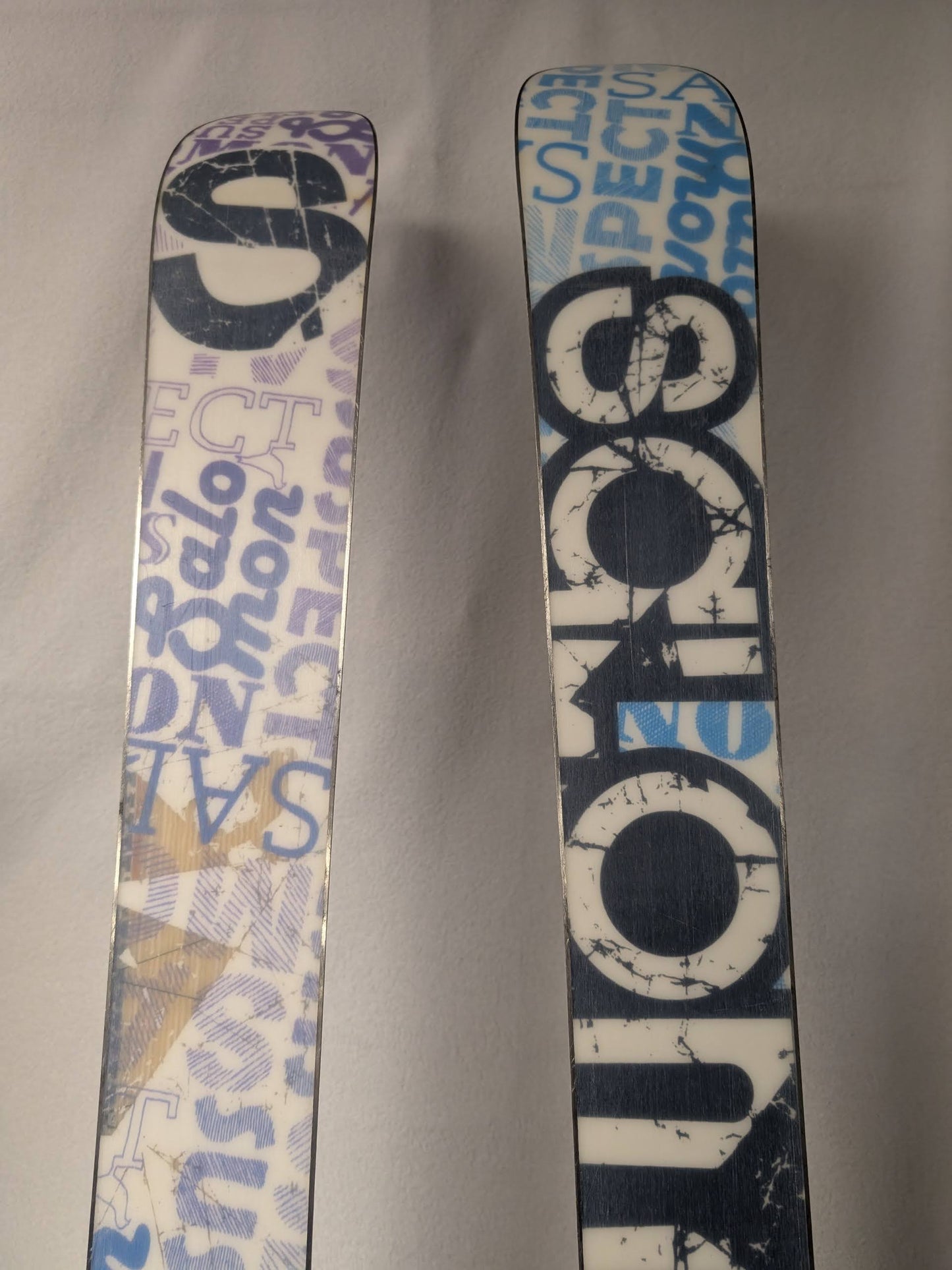 Salomon Suspect Skis Marker Squire Bindings Size 161 Cm Black Used