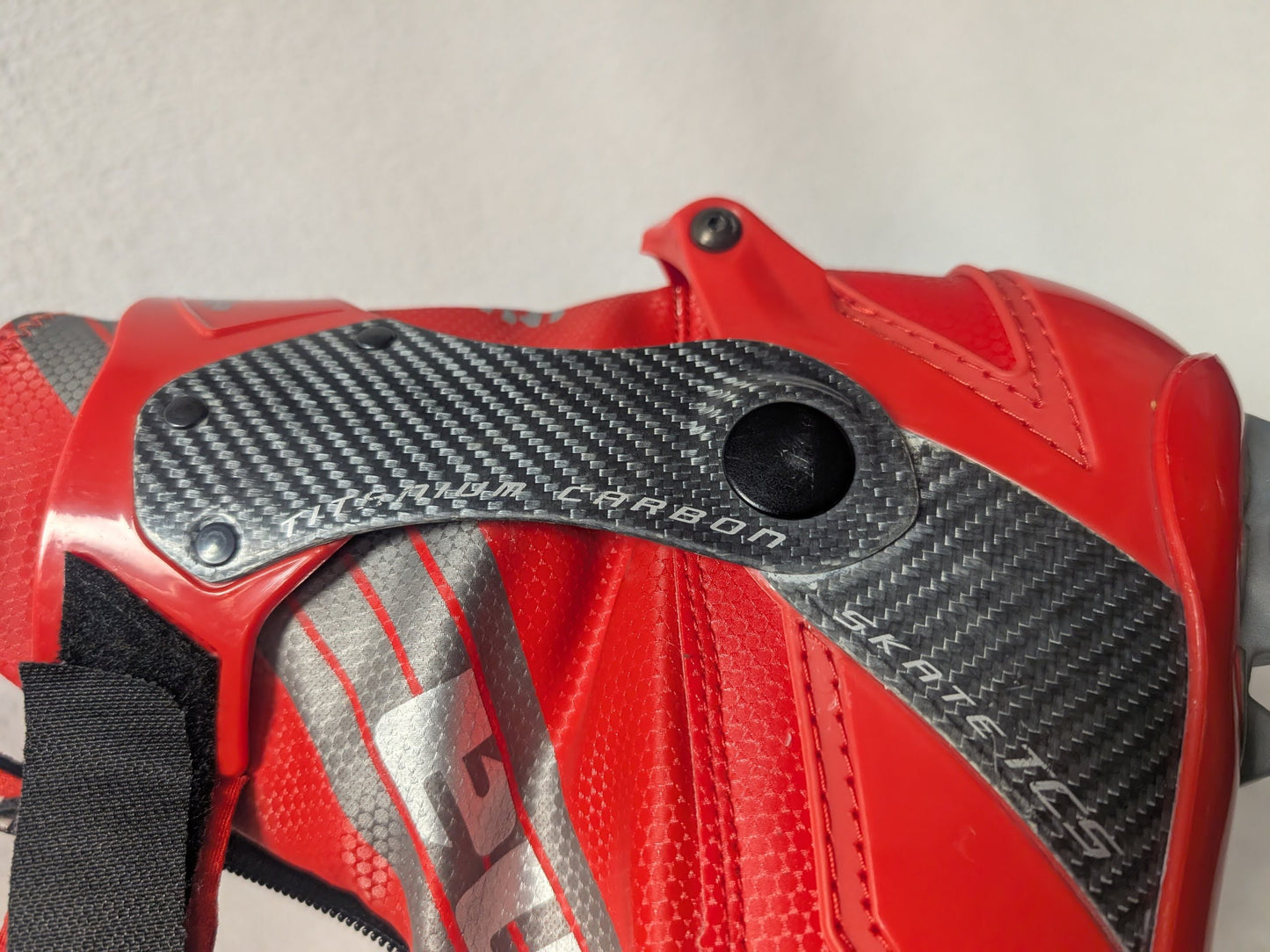 Alpina XC Cross Country NNN Ski Boots Size 30.5 46 Red Used Velcro Fix