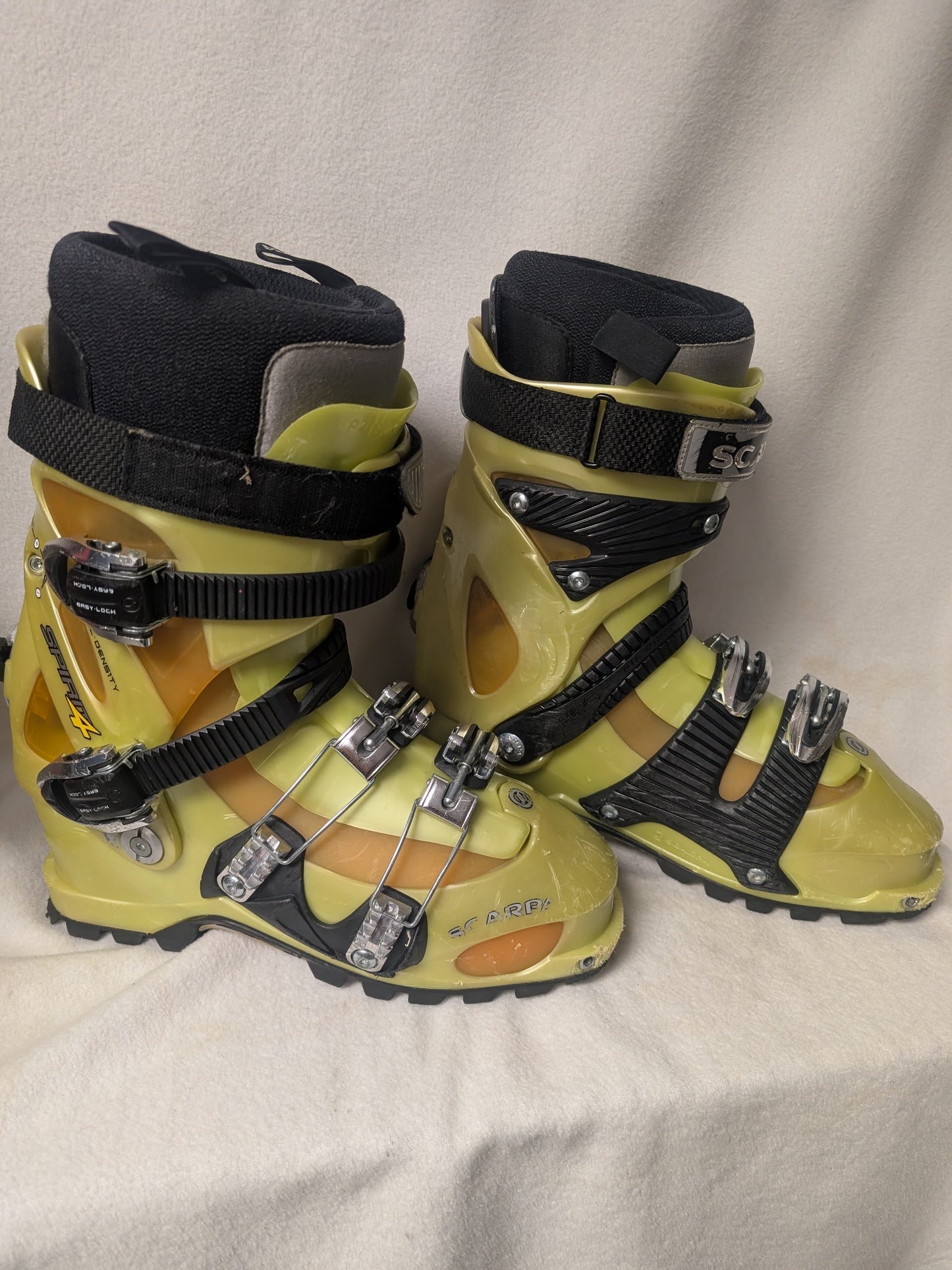 Scarpa Spirit4 AT XC Ski Boots Size 28.5? Color Green Condition Used