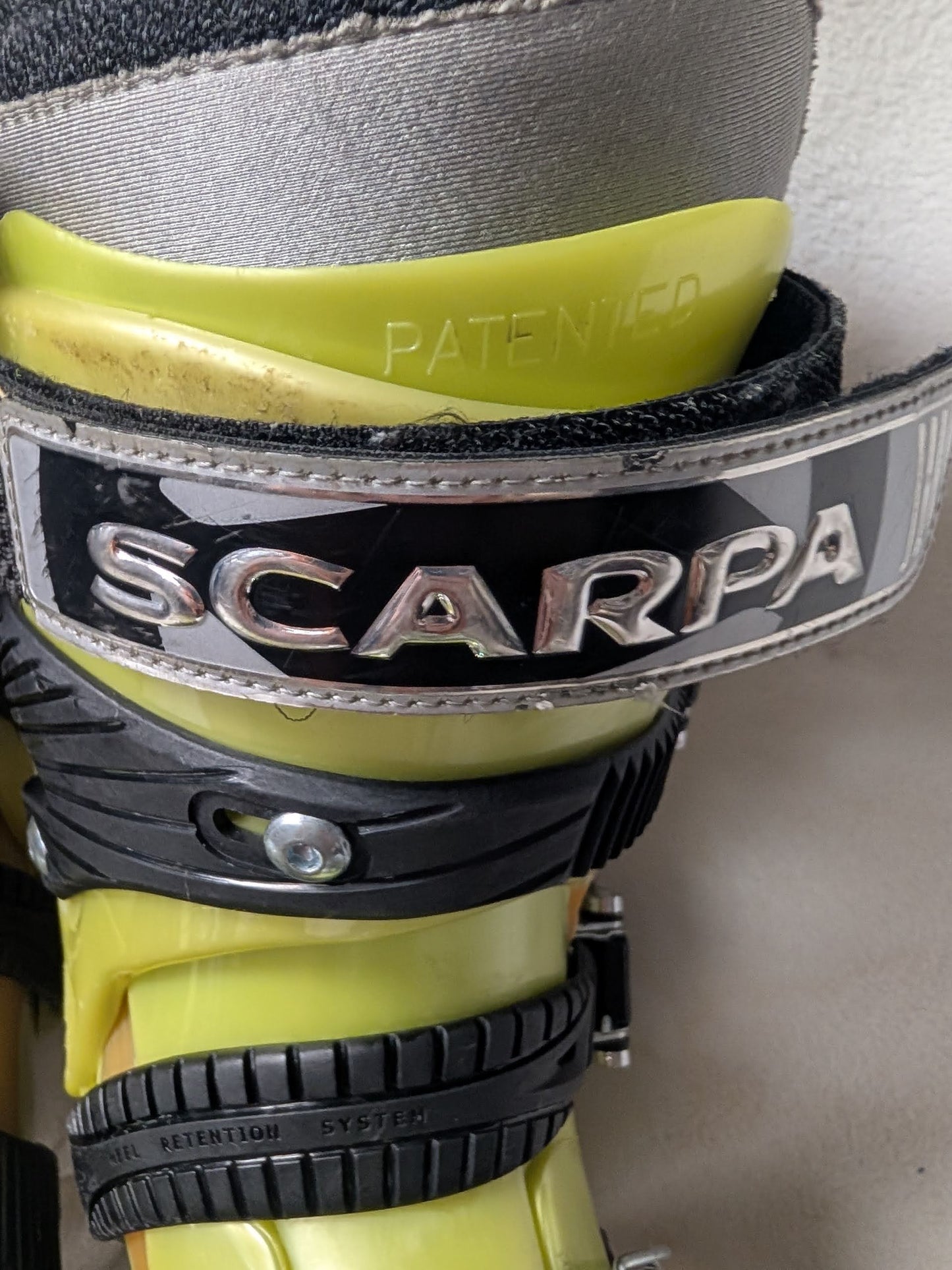 Scarpa Spirit4 AT XC Ski Boots Size 28.5? Color Green Condition Used