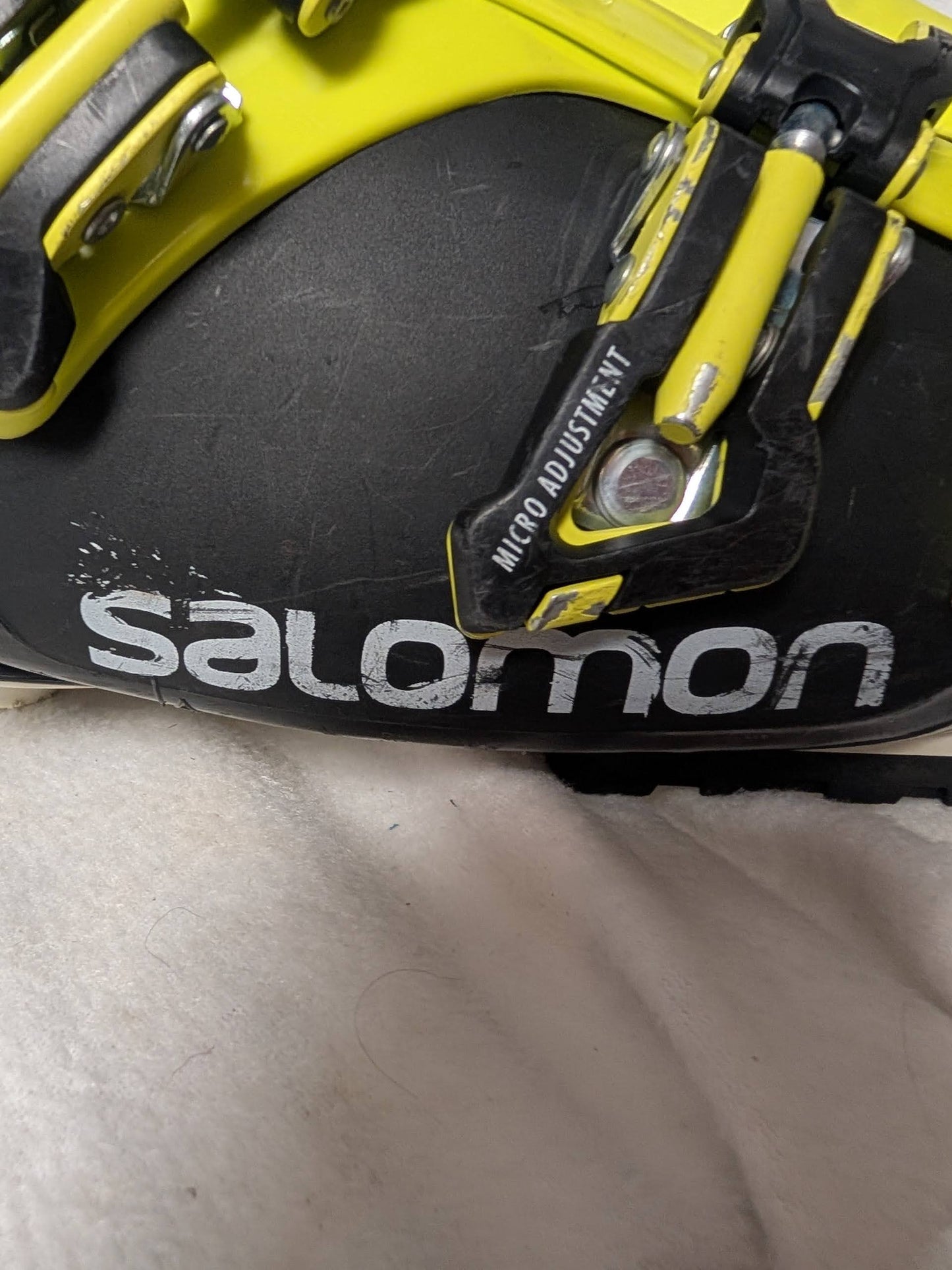 Salomon Quest Access 90 Ski Boots Size 26 Color Yellow Condition Used