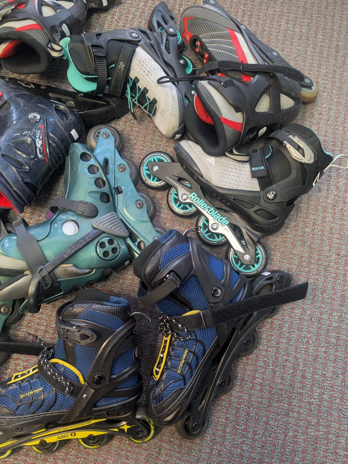 Assorted Rollerblades Condition Used, price per pair, confirm available
