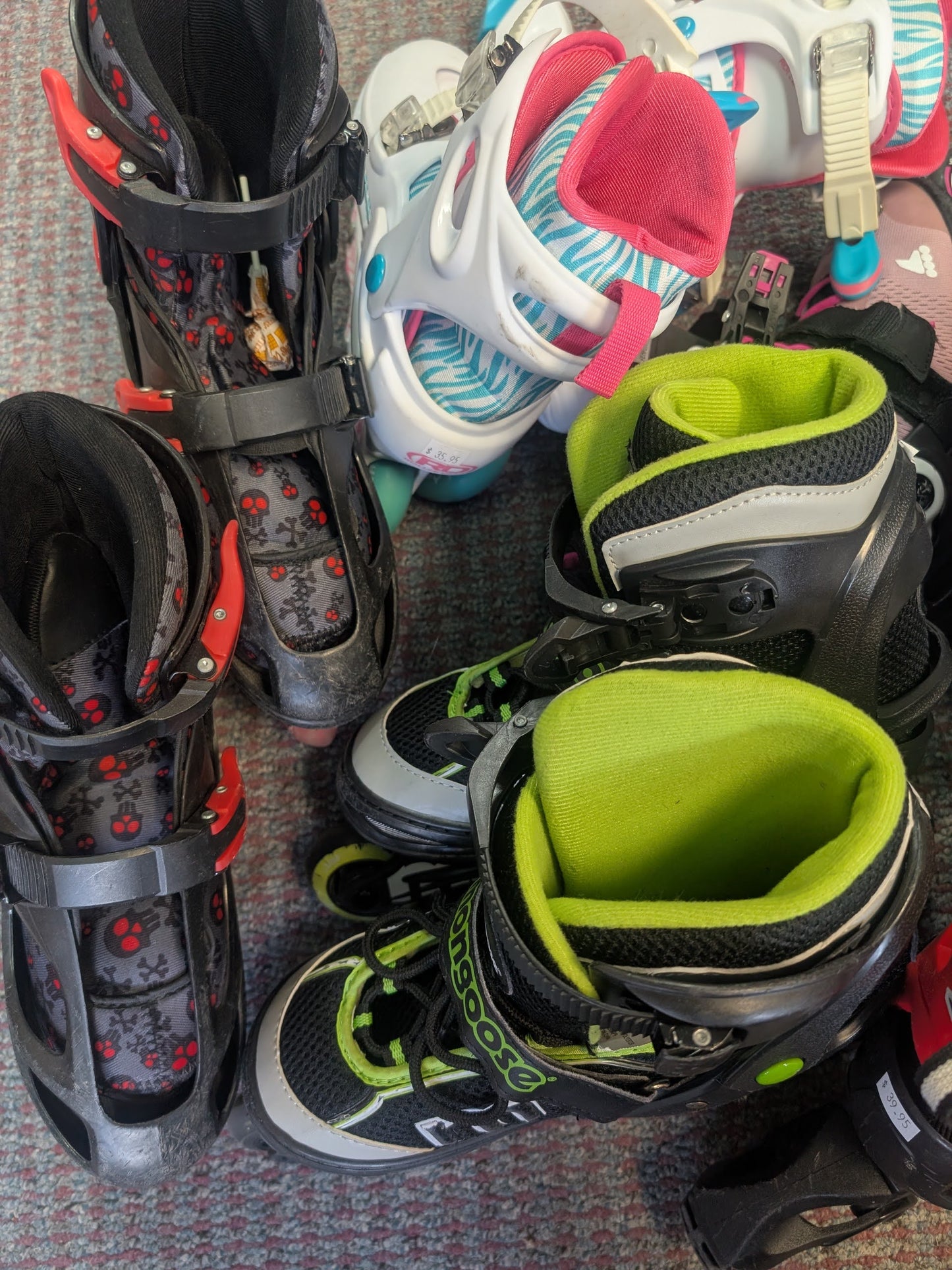 Assorted Rollerblades Condition Used, price per pair, confirm available