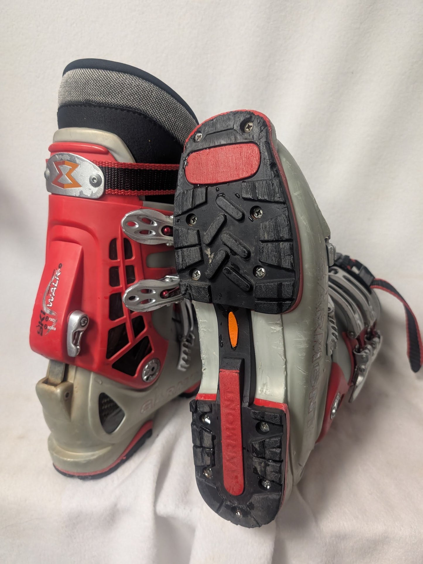 Garmont AT XC Ski Boots Size 27.5 Red Used Randoneé Skimo Touring