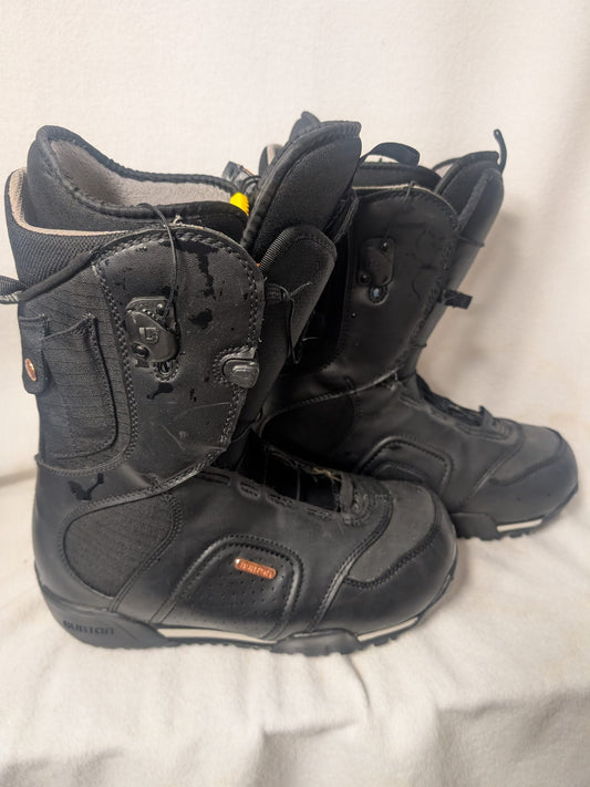 Burton Ruler Boots Size 9 Color Black Condition Used