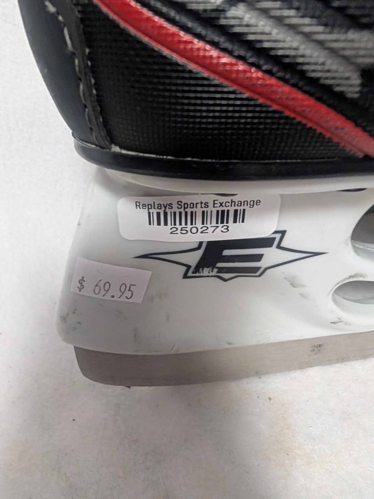 Easton Hockey Ice Skates Size 8 Color Black Condition Used