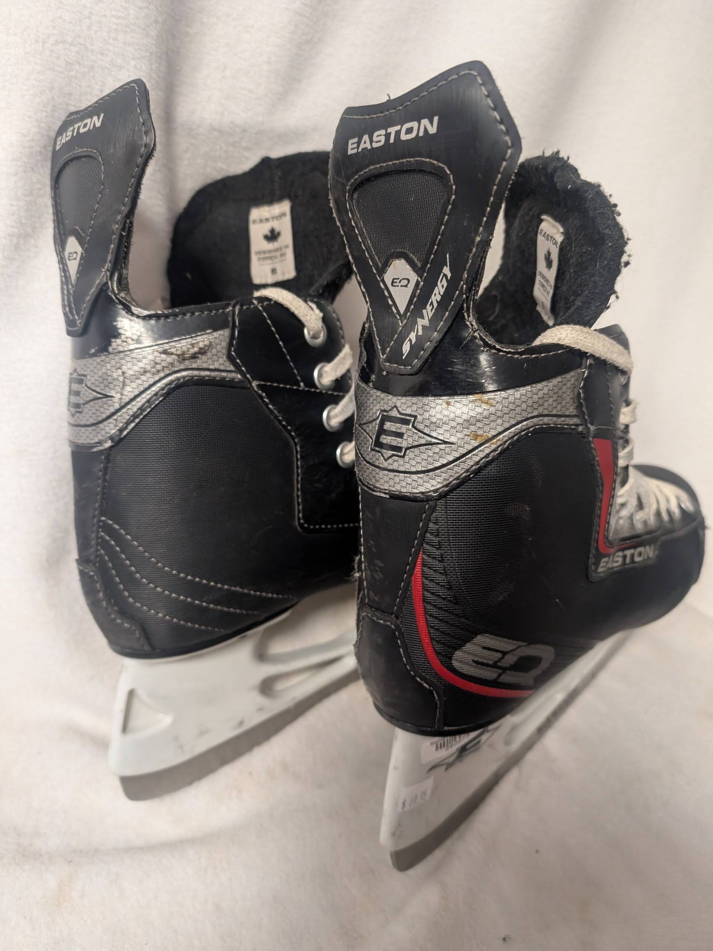 Easton Hockey Ice Skates Size 8 Color Black Condition Used
