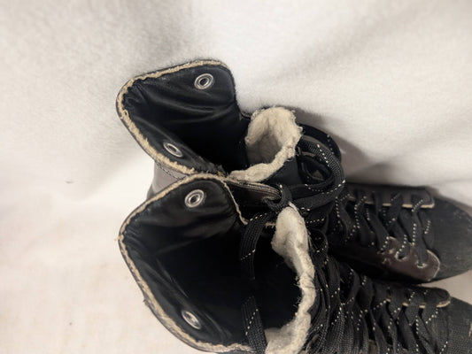 CCM Bronco Hockey Ice Skates Size 10 Color Black Condition Used