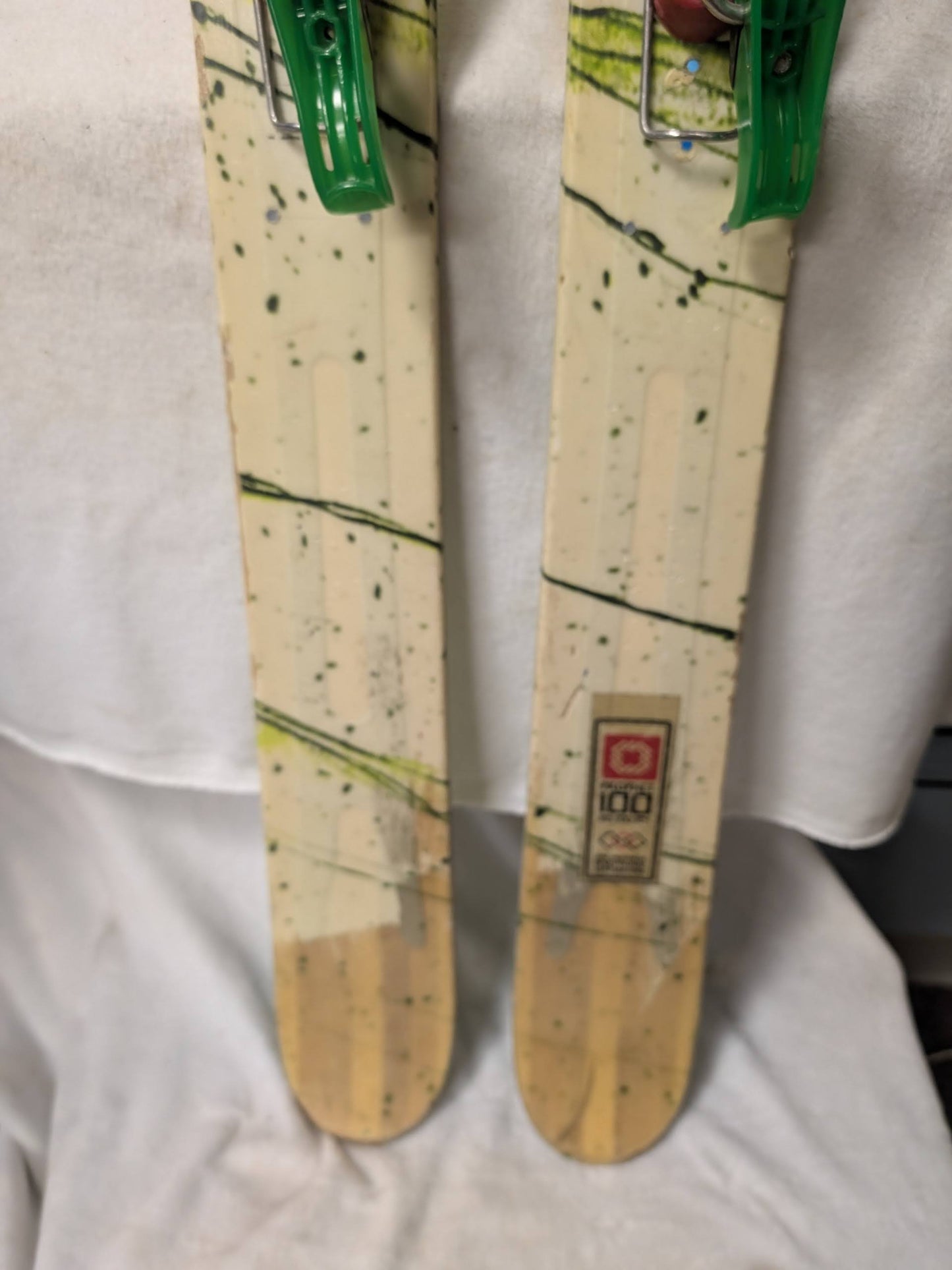 Line Prophet 100 Skis Telemark Bindings Size 178 Cm Brown Used