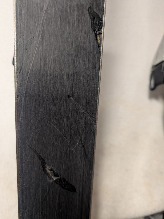 K2 One Luv Skis w/Marker Mod 11.0 Bindings Size 160 Cm Color Black Used