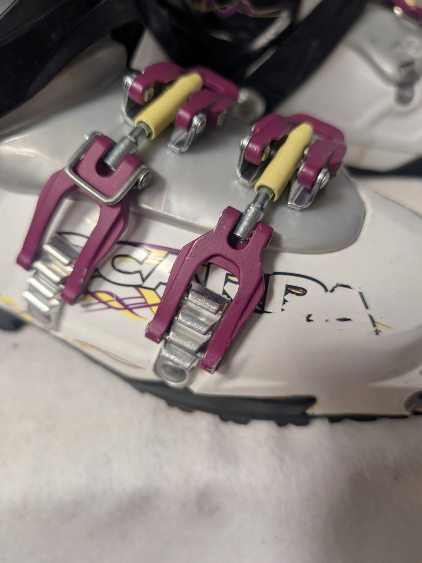 Scarpa GEA RS AT XC Ski Boots Size 23.5 Red Used Randoneé Skimo Touring