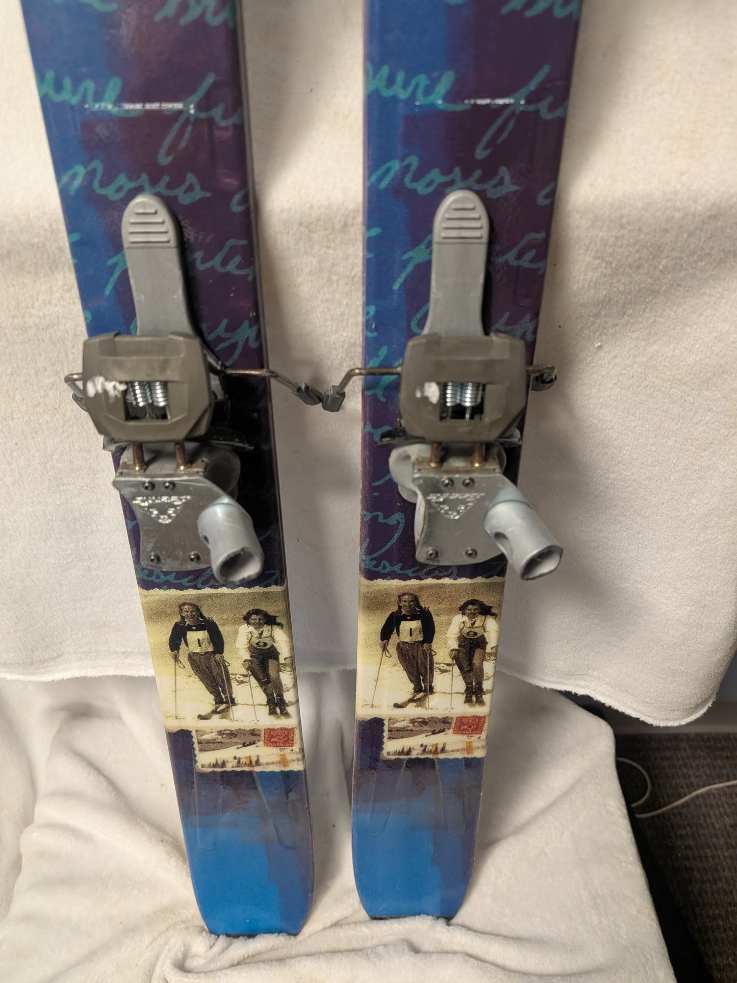 Karhu XC Skis Randonee AT Bindings Size 158 Cm Blue Used