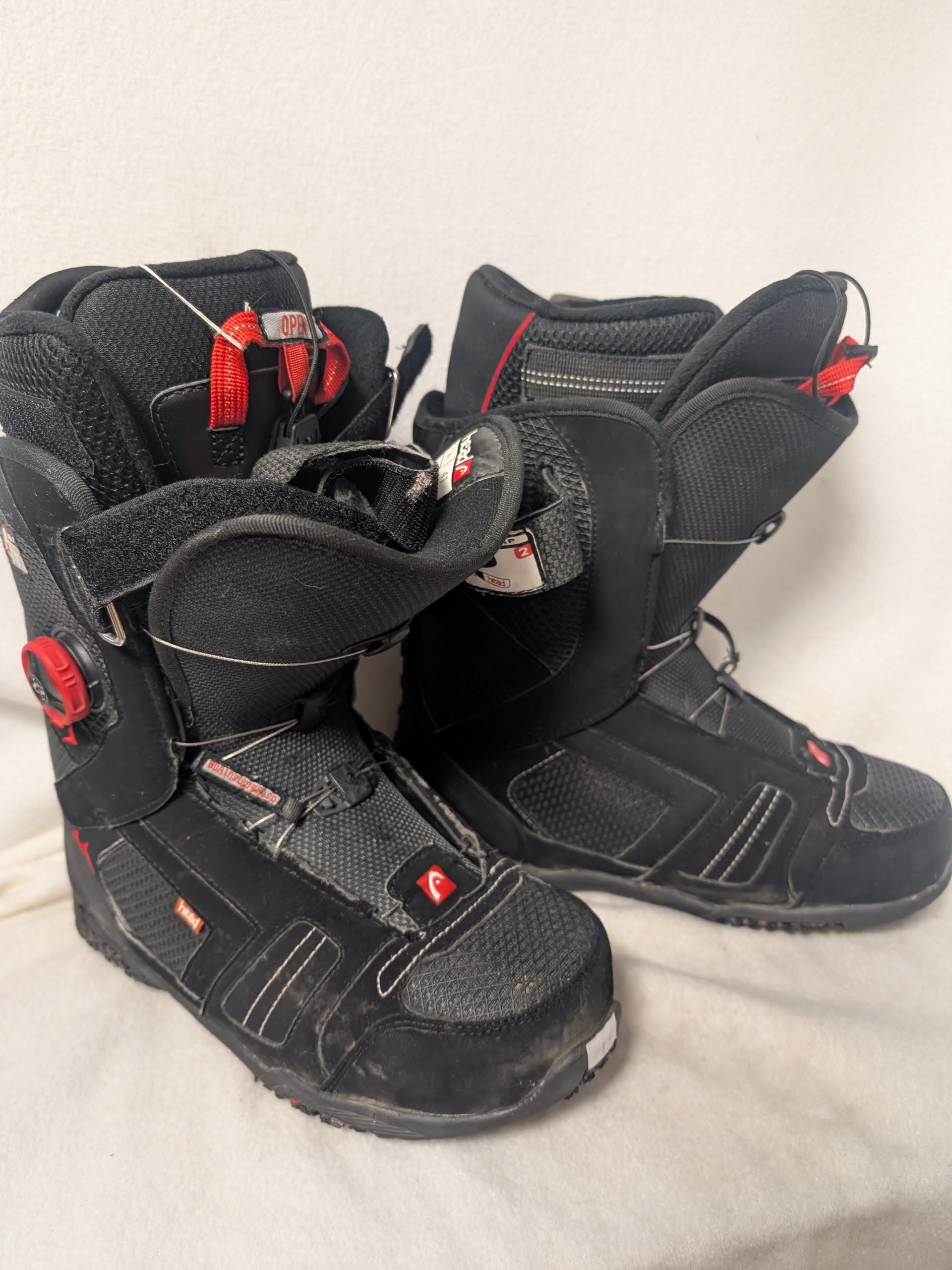 Head 5 Star Boa Snowboard Boots Size 8.5 Black Used – Replays
