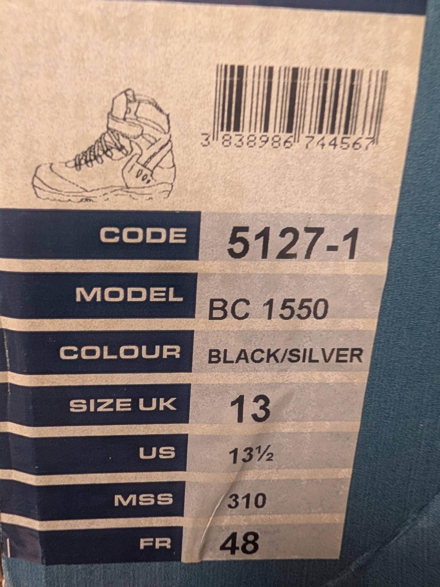 Alpina NNN BC Ski Boots Size 31 EU 48 Color Black Condition Used XC