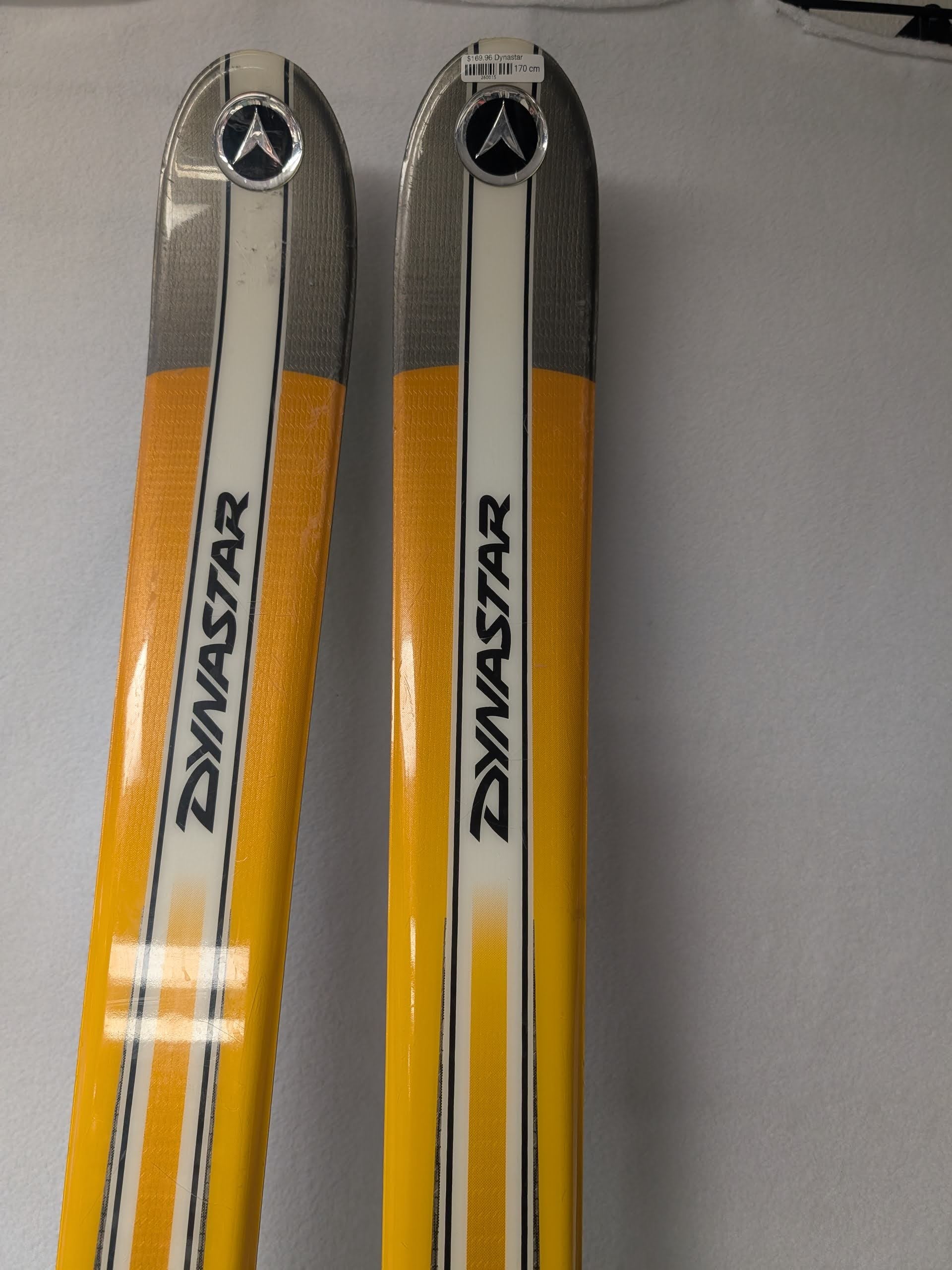 Dynastar Skis Nordica Bindings Size 170 cm Color Yellow Used