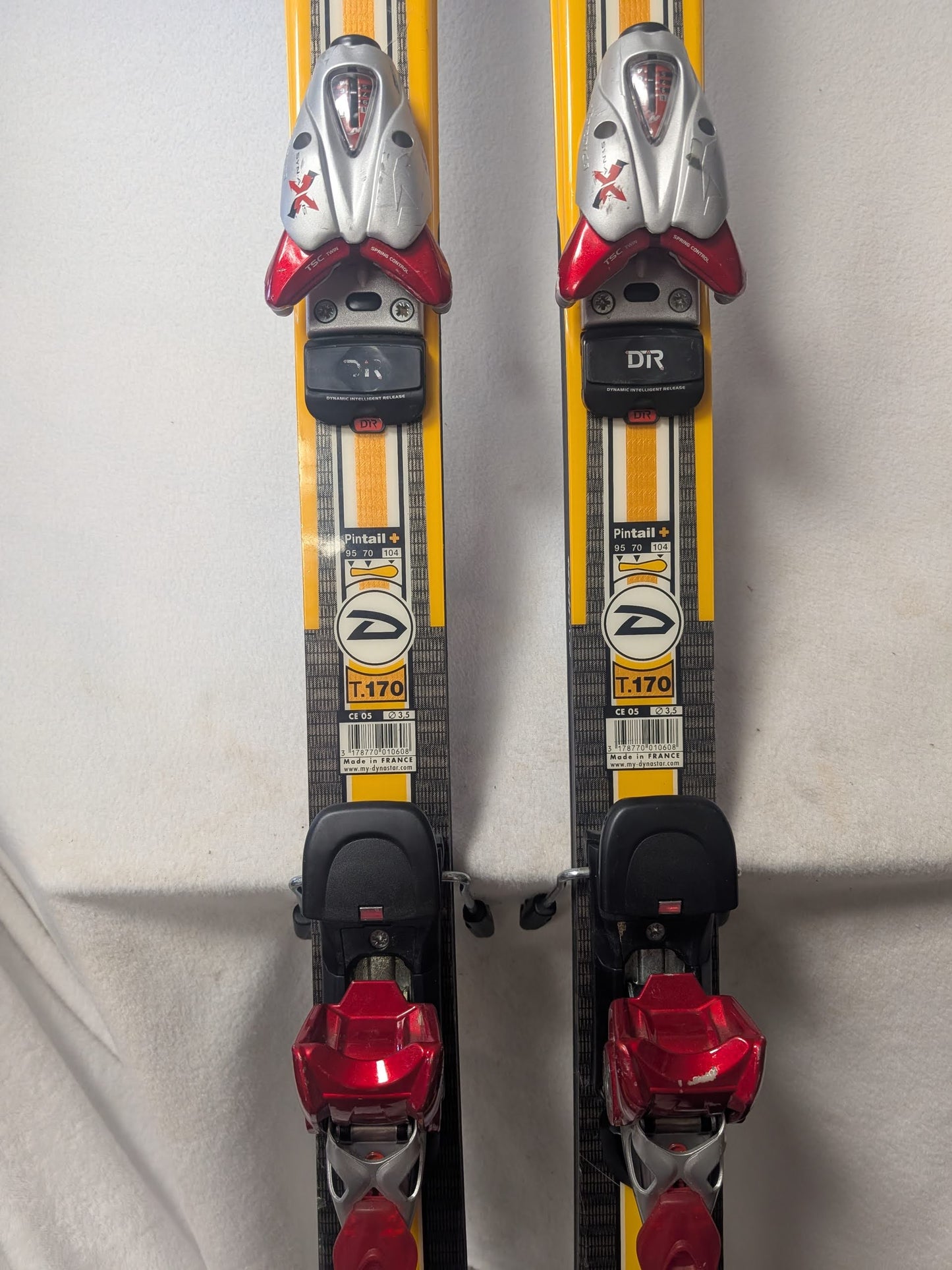 Dynastar Skis Nodica Bindings Size 170 cm Color Yellow Used