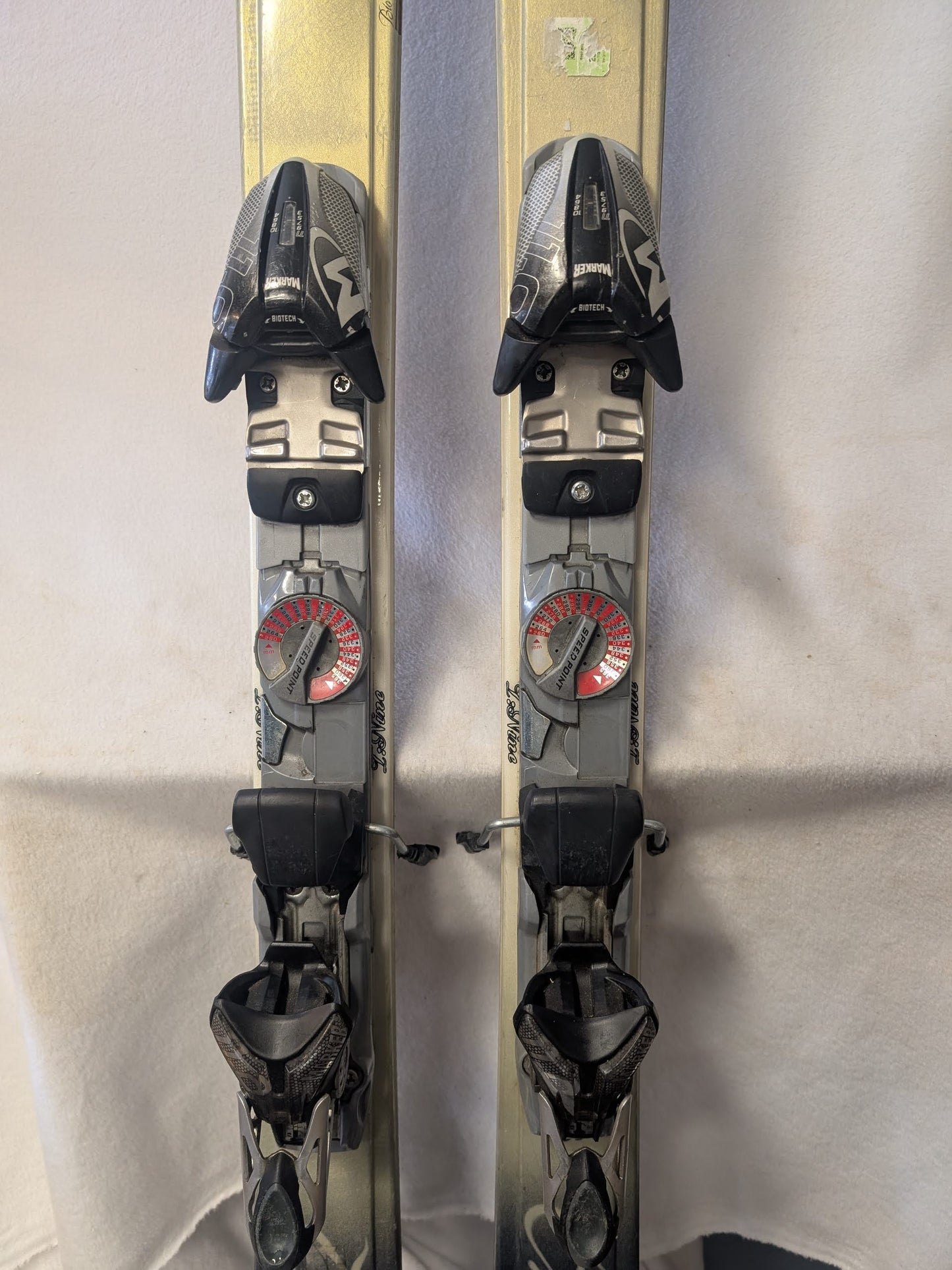 K2 Lotta Love Skis Marker Bindings Size 153 Cm Blue Used