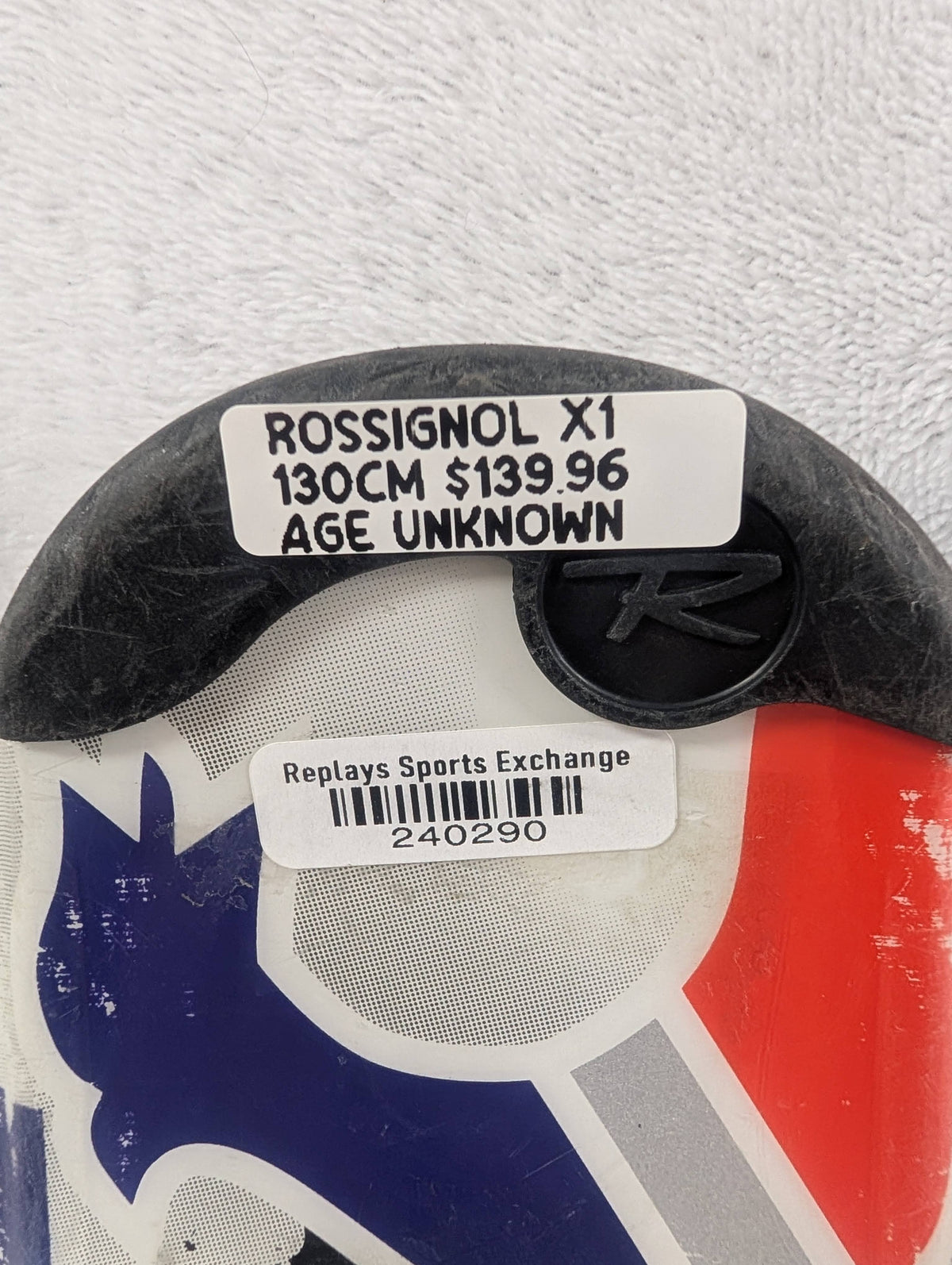 Rossignol Pro X1 Skis Rossignol Comp J Bindings 130 Cm Color White Condition Used