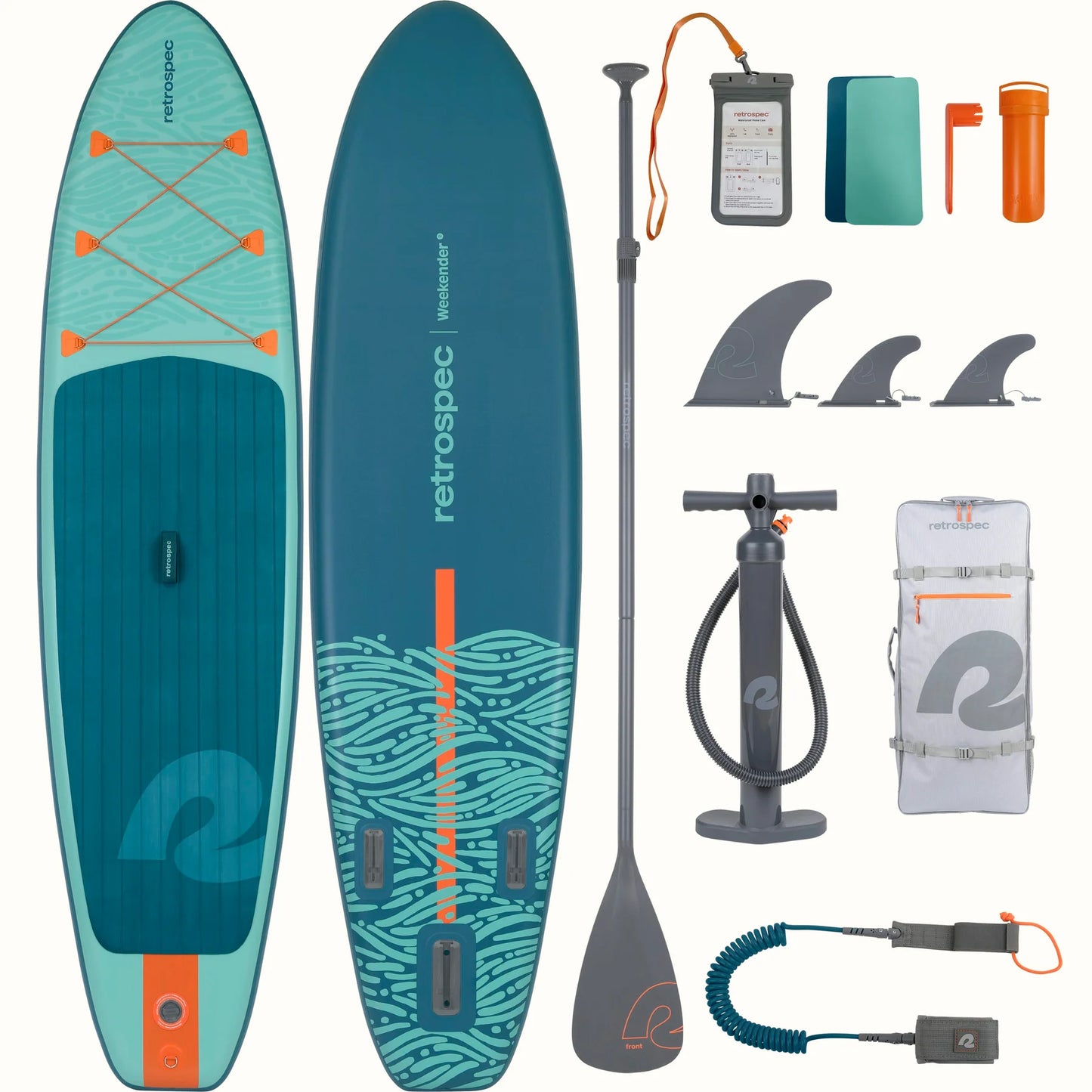 Inflatable Paddleboard iSUP Weekender 10' New Max 275 LB Stand Up