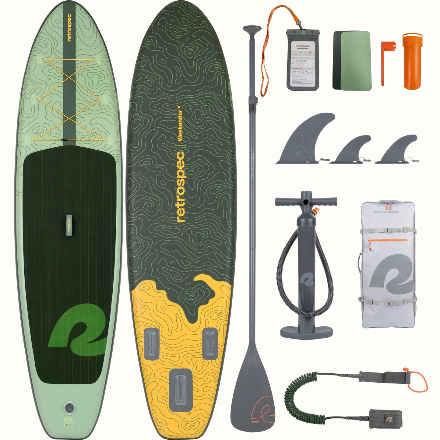 Inflatable Paddleboard iSUP Weekender 10' New Max 275 LB Stand Up