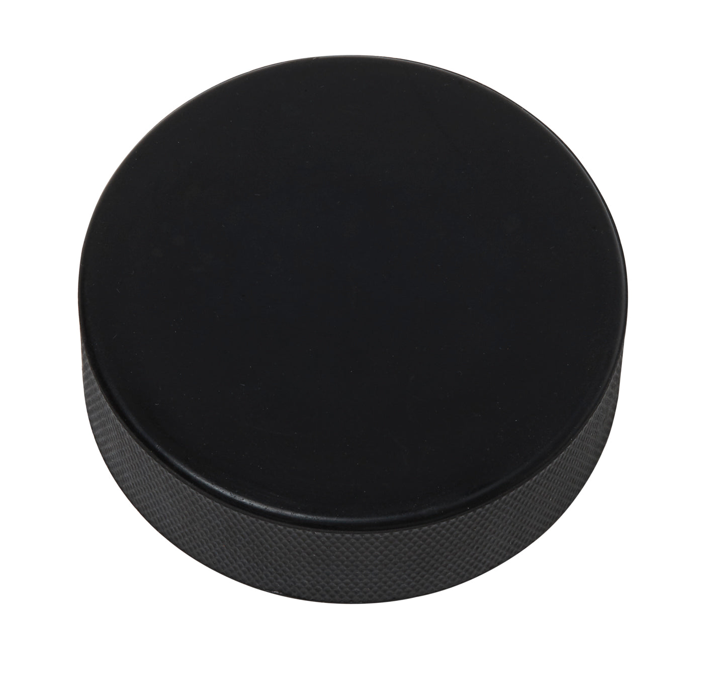 Hockey Puck Black One Piece New 6 oz