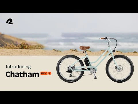 Retrospec Chatham Rev 2 Electric Beach Cruiser Bike - Step Through EBike