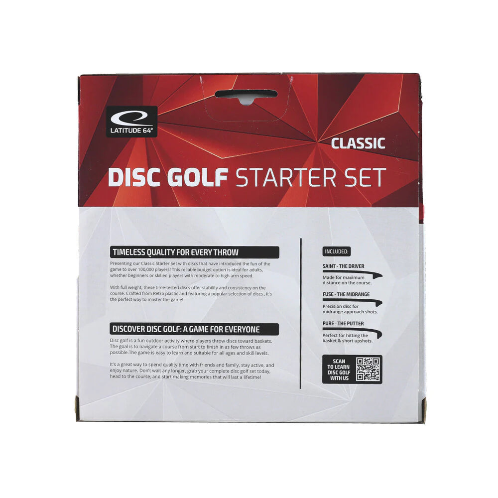 Latitude 64 Disc Golf Set 3 Discs New Classic Starter Set