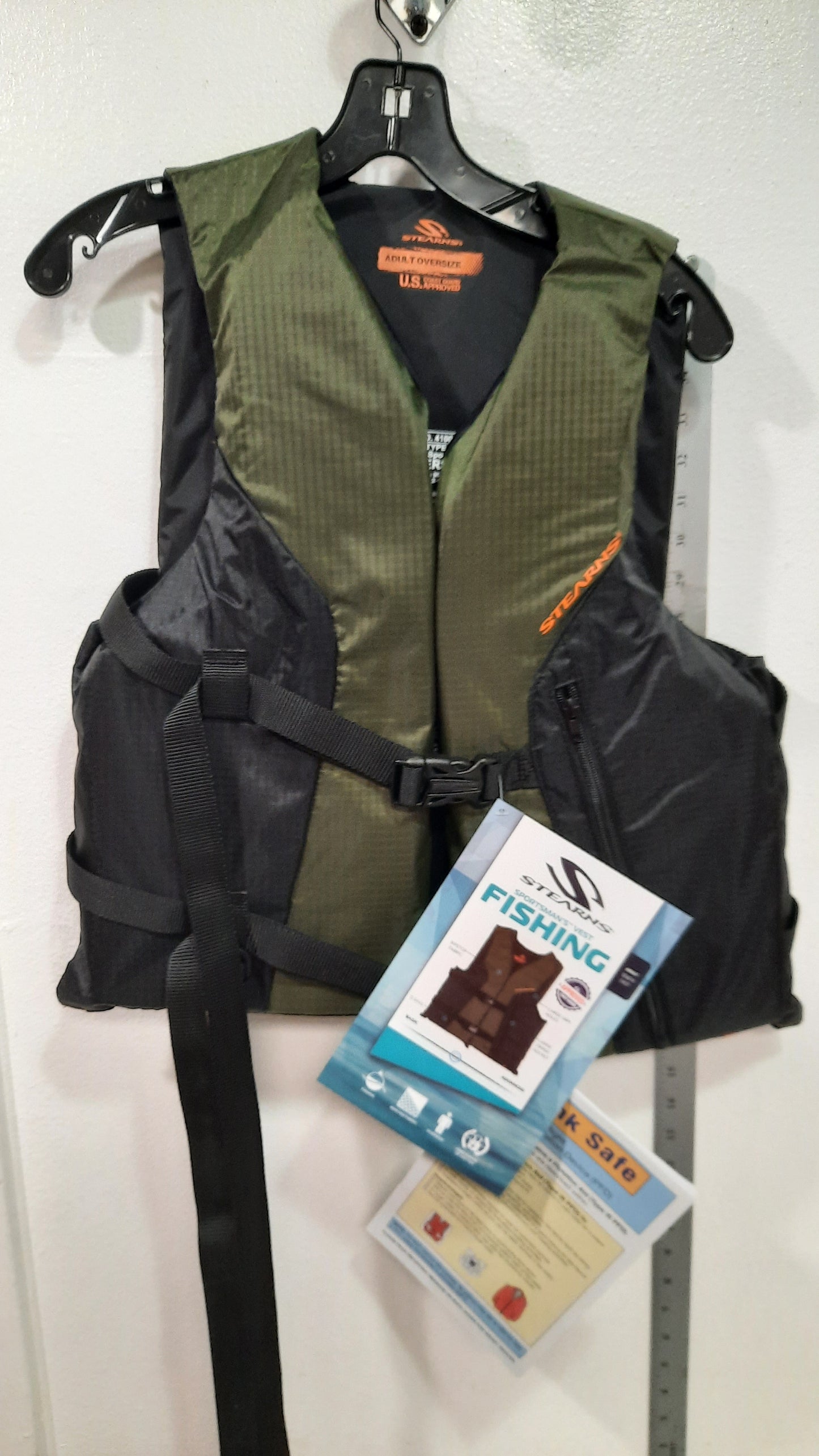 Stearns Life Vest PFD Type III Size Adult Oversize Green New