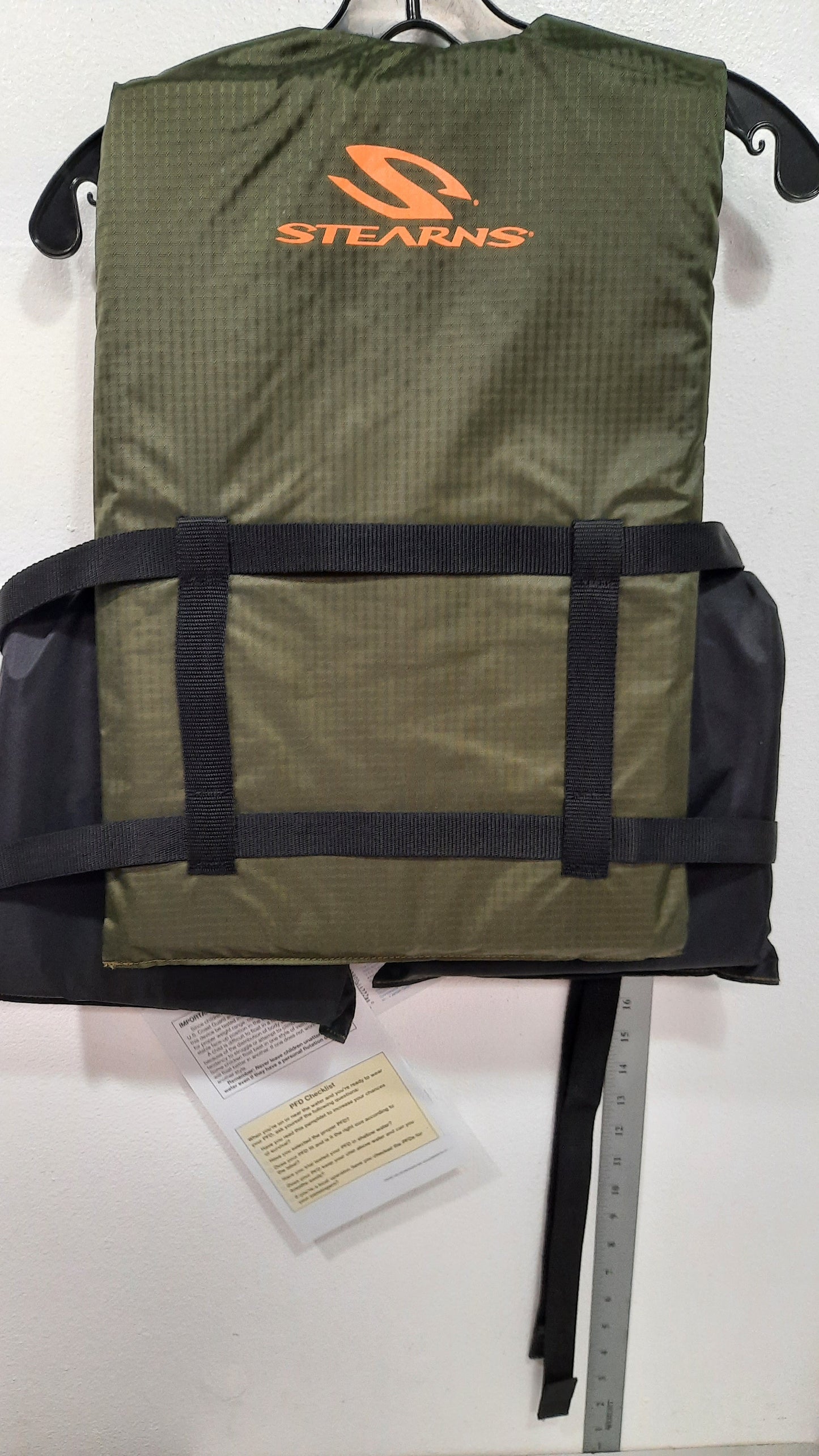 Stearns Life Vest PFD Type III Size Adult Oversize Green New