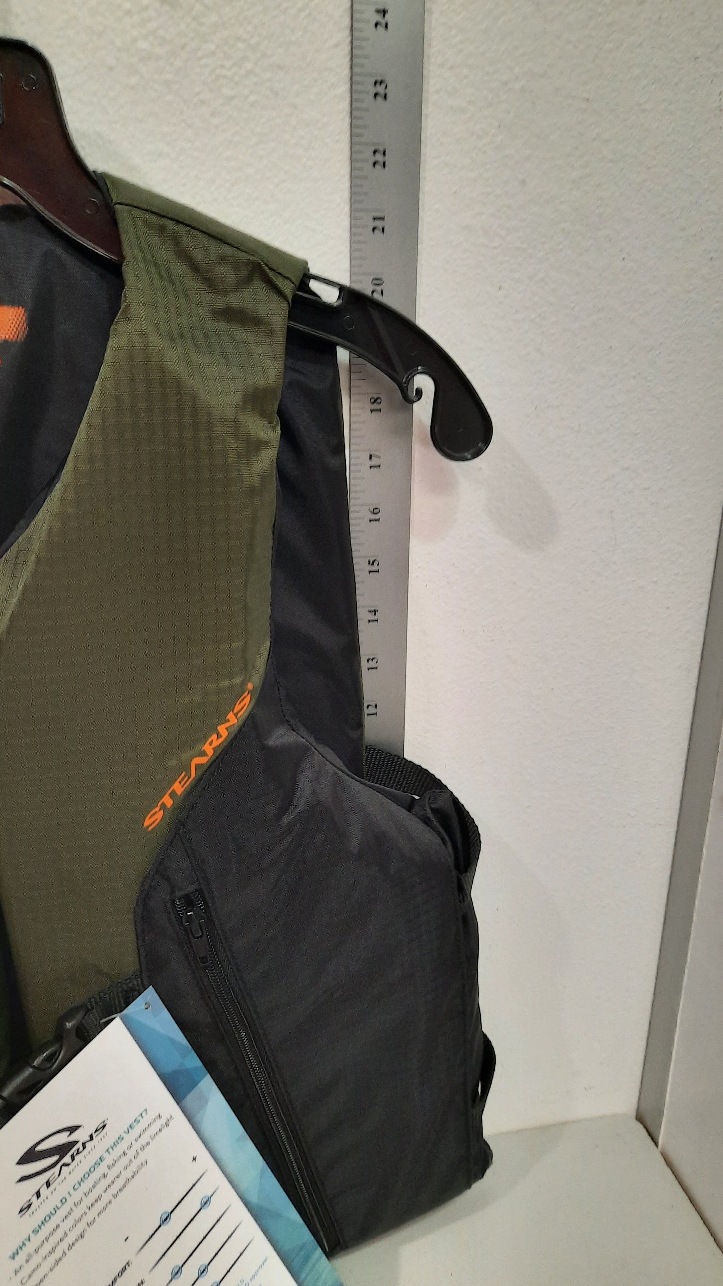 Stearns Life Vest PFD Type III Size Adult Oversize Green New