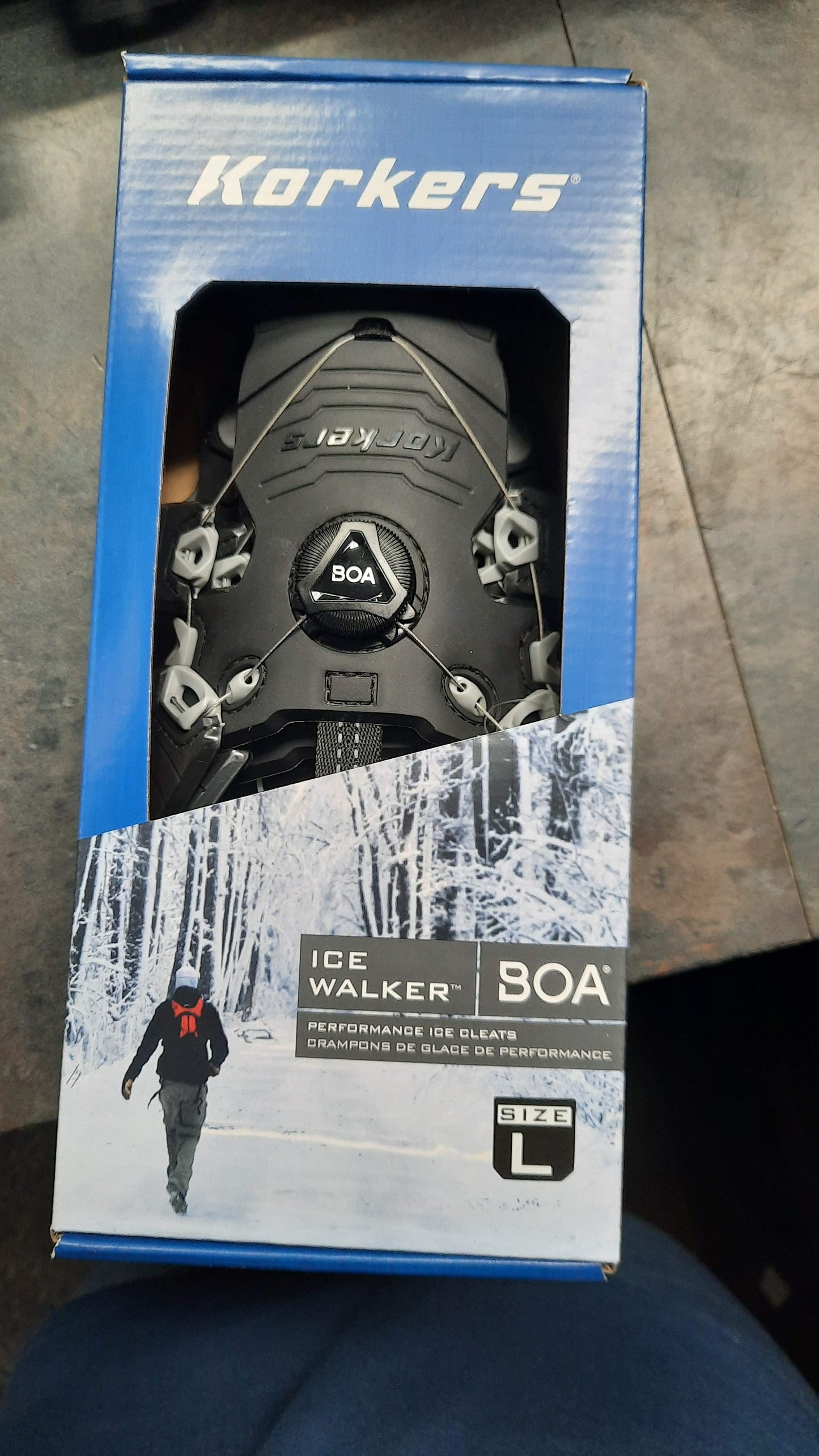 Korkers Ice Walker Ice Cleats With Boa Size S, M & L