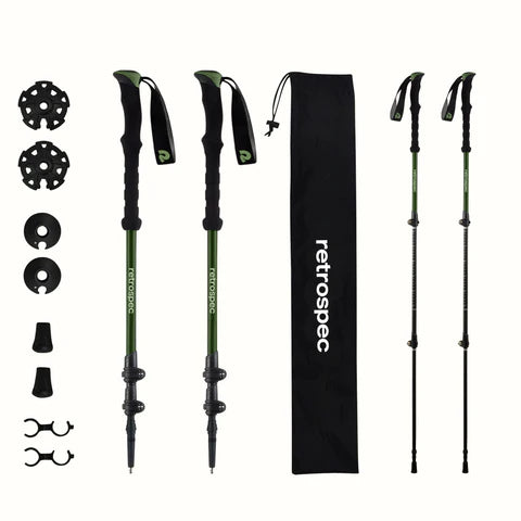 Retrospec Trekking Hiking Pole Foam Adjustable New Solstice