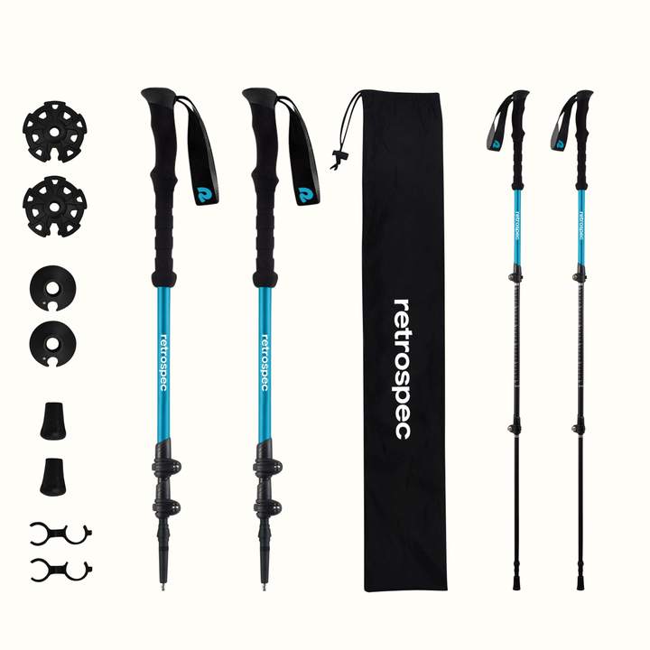 Retrospec Trekking Hiking Pole Foam Adjustable New Solstice