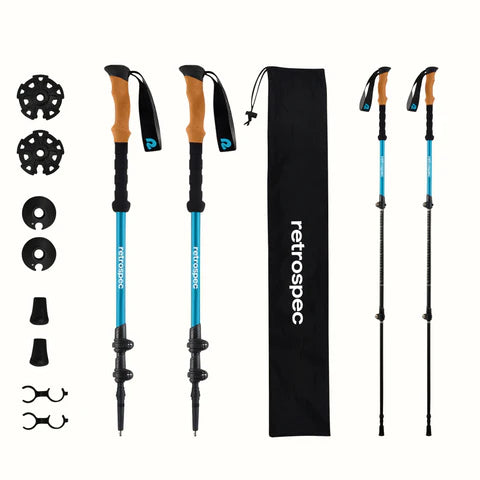 Retrospec Trekking Hiking Pole Cork Adjustable New Solstice