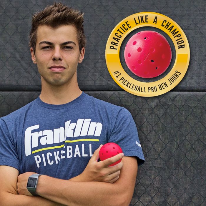 Franklin Pickleball X-40 Outdoor 3 Pack Pink New