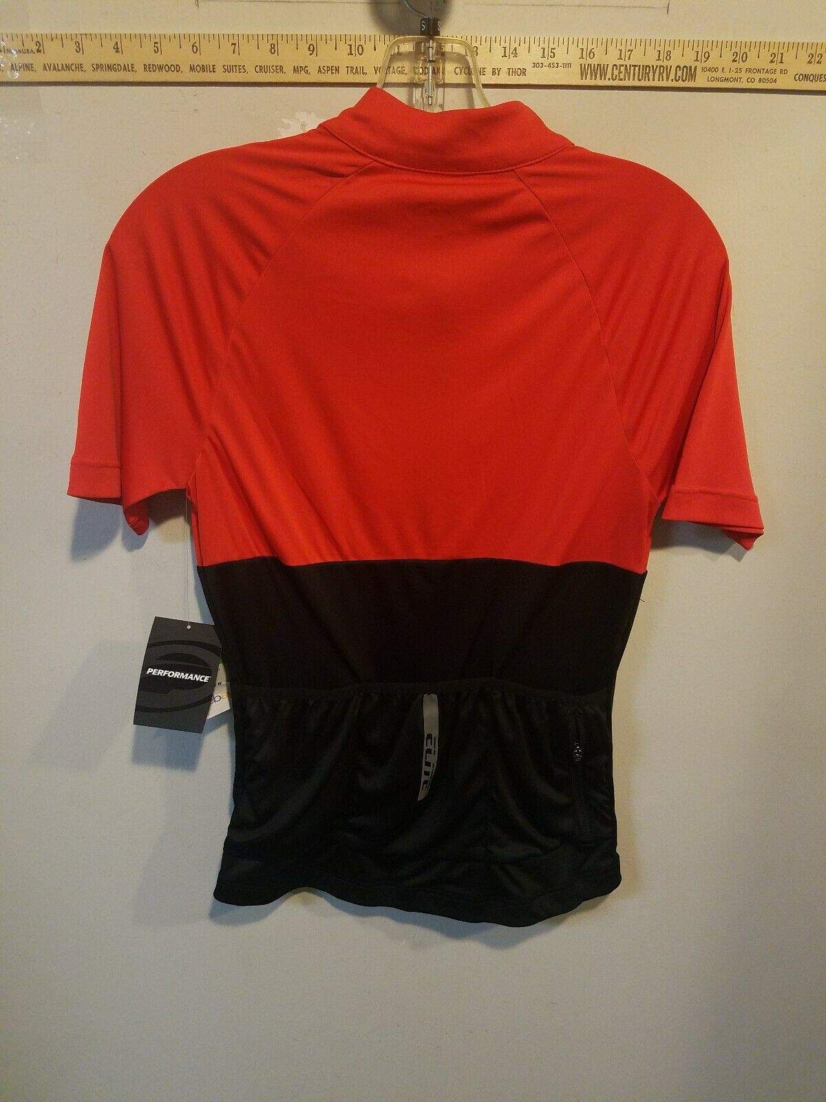 Performance Elite Cycling Jersey SS Red New Clearance