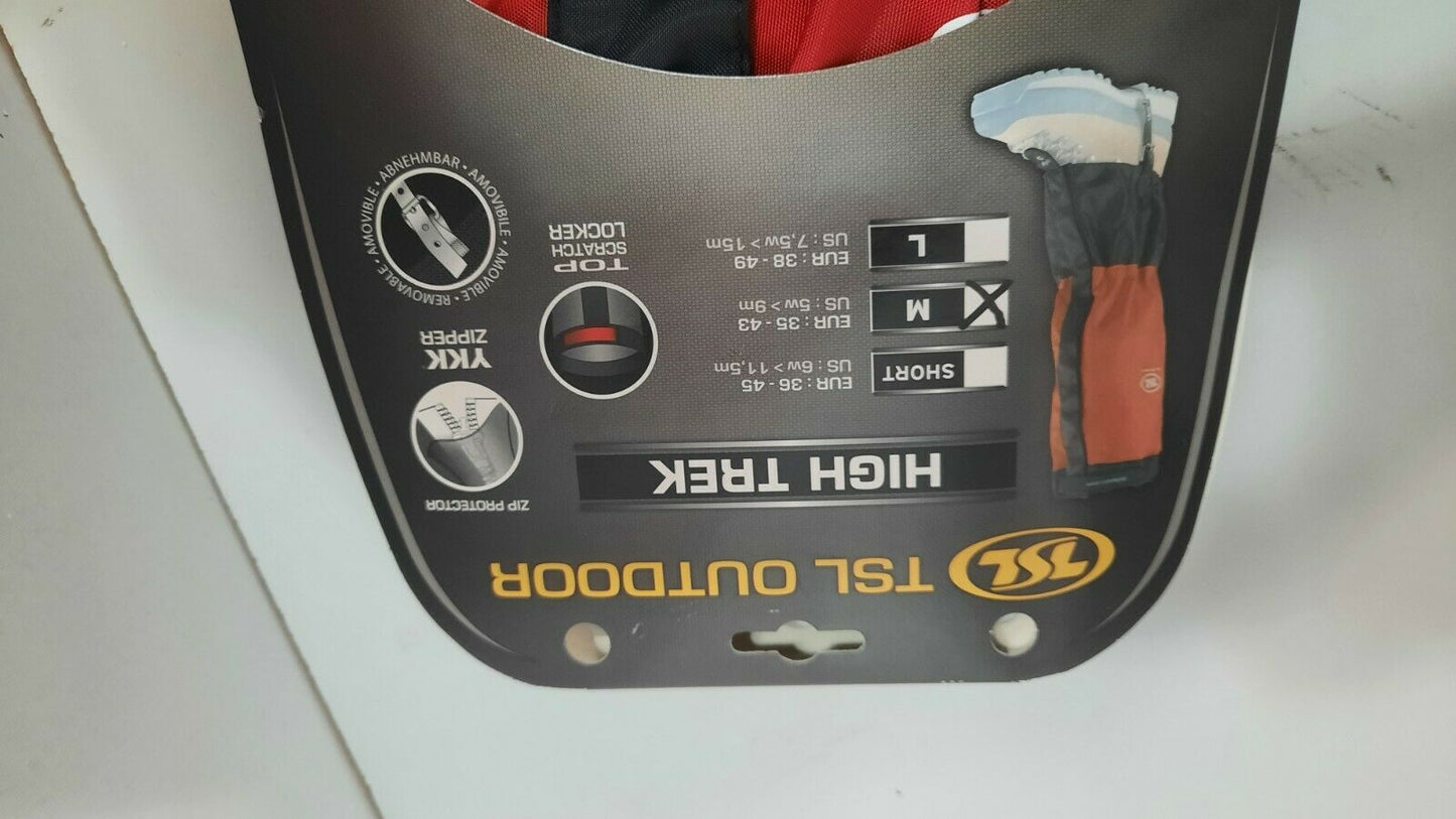 TSL Outdoor High Trek Gaiters Size M