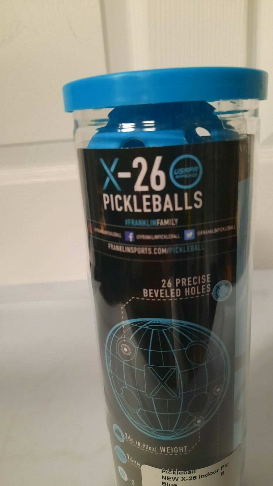 Franklin X - 26 Indoor Pickleball Balls 3 pack