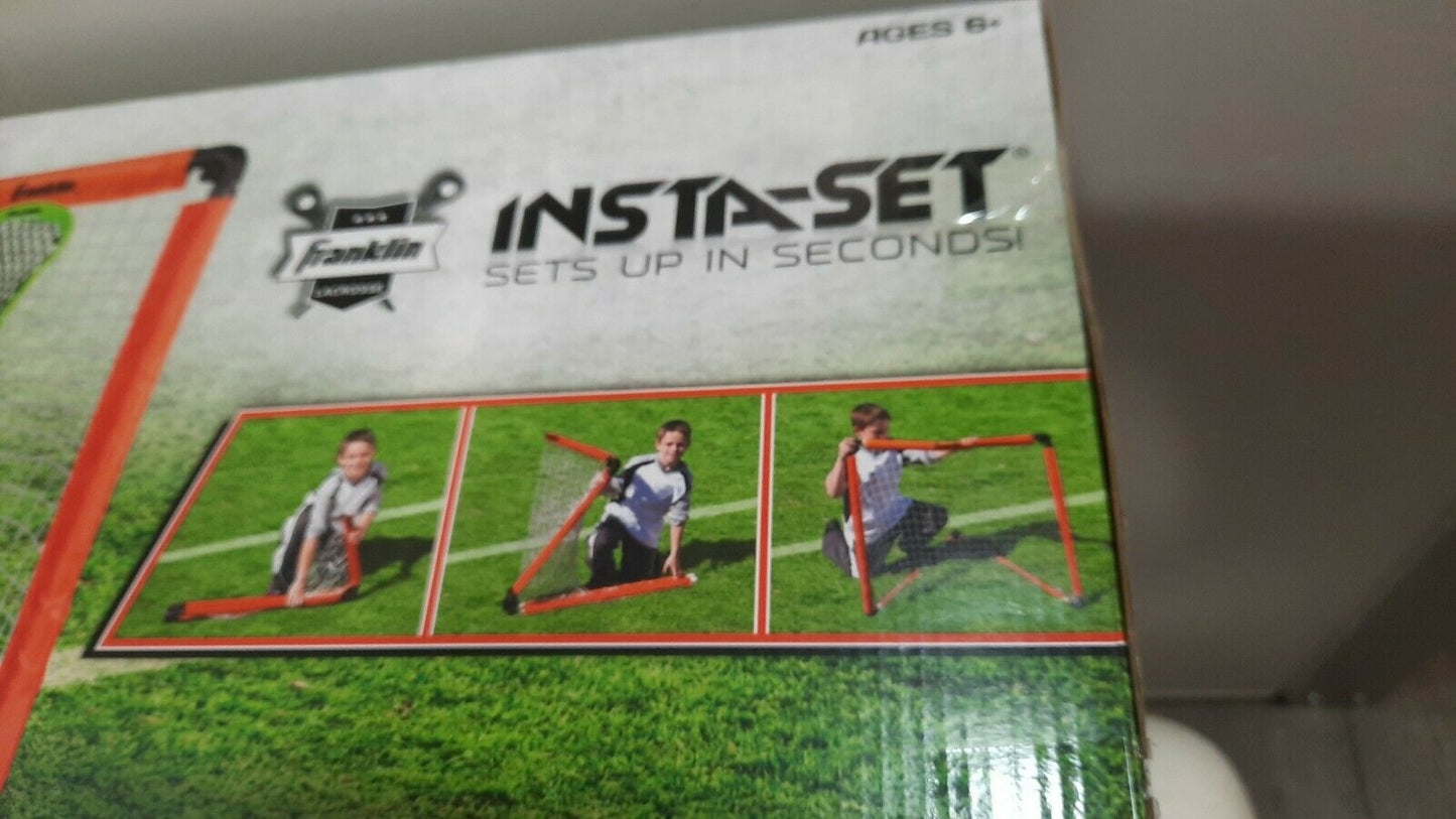 Franklin youth Kid's lacrosse goal and stick set 36 das 19.5 - 36"