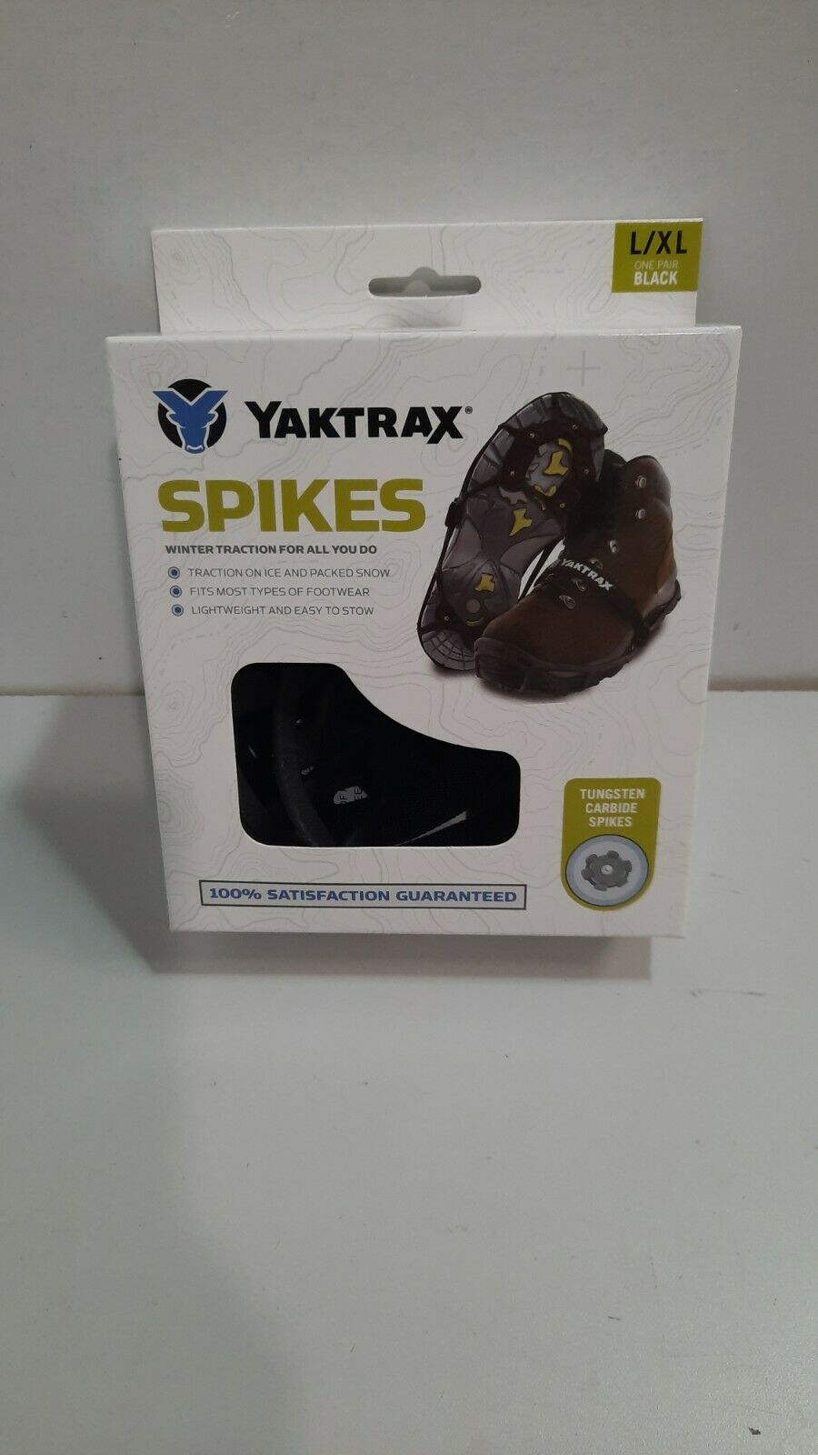 Yaktrax Spikes Ice Cleats Size L/XL