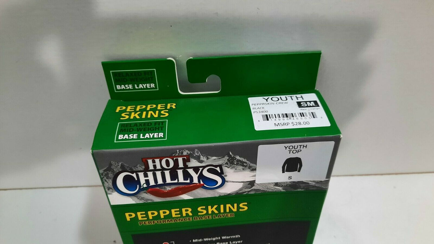 Hot Chillys Pepper Skins Performance Base Layer Size Youth Small Shirt Winterwear