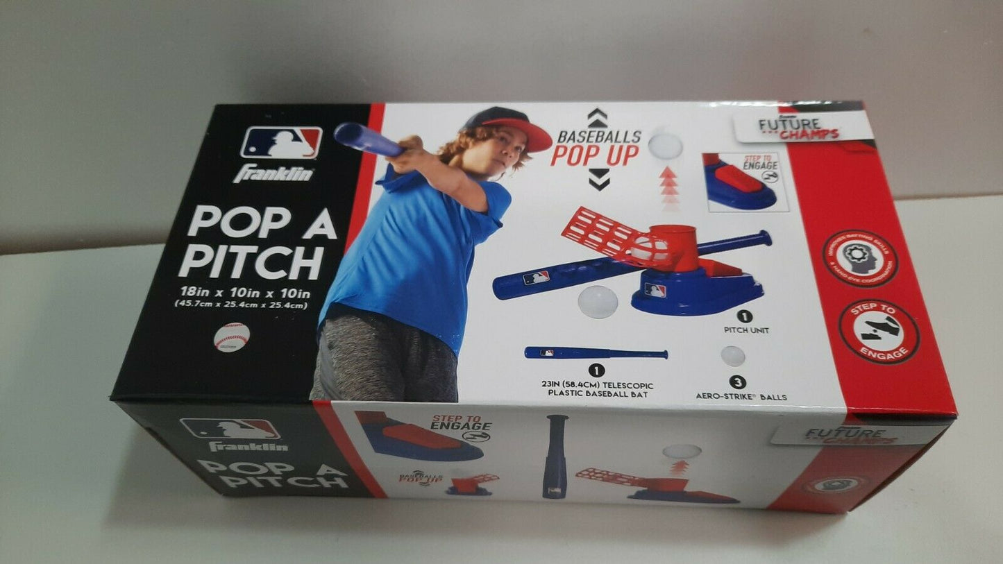 Franklin pop a pitch one baseball 1 pitch unit 3 arrow strike balls...