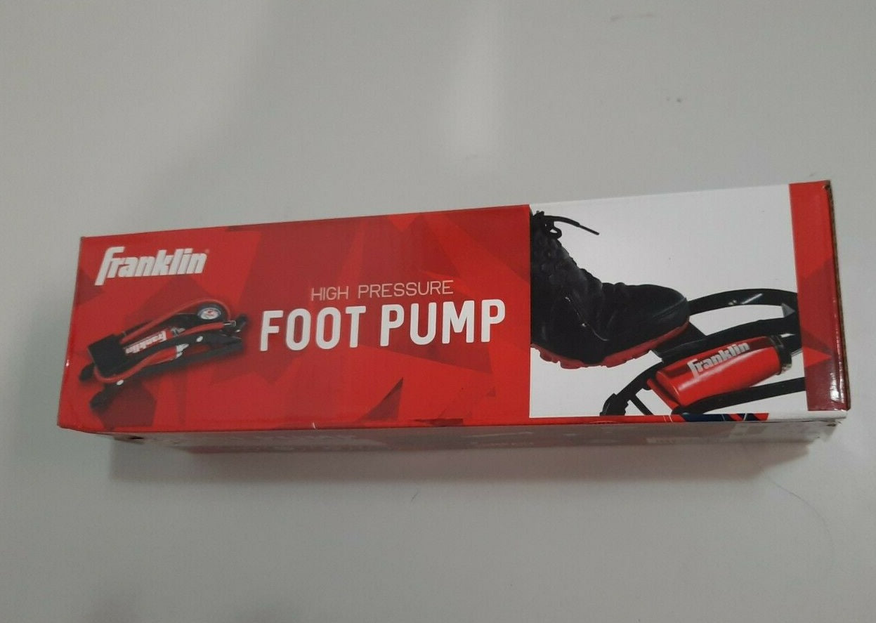 Franklin High Pressure Foot Pump Durable Steel Construction