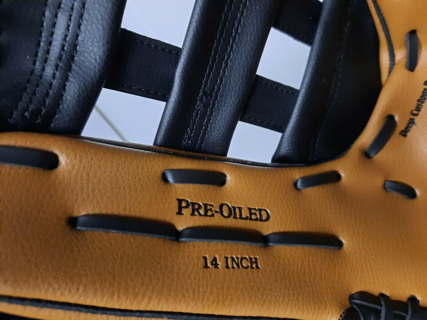 Champion RHT 14 Inch Baseball Mitt Glove Synthetic Leather CBGPro Brown New